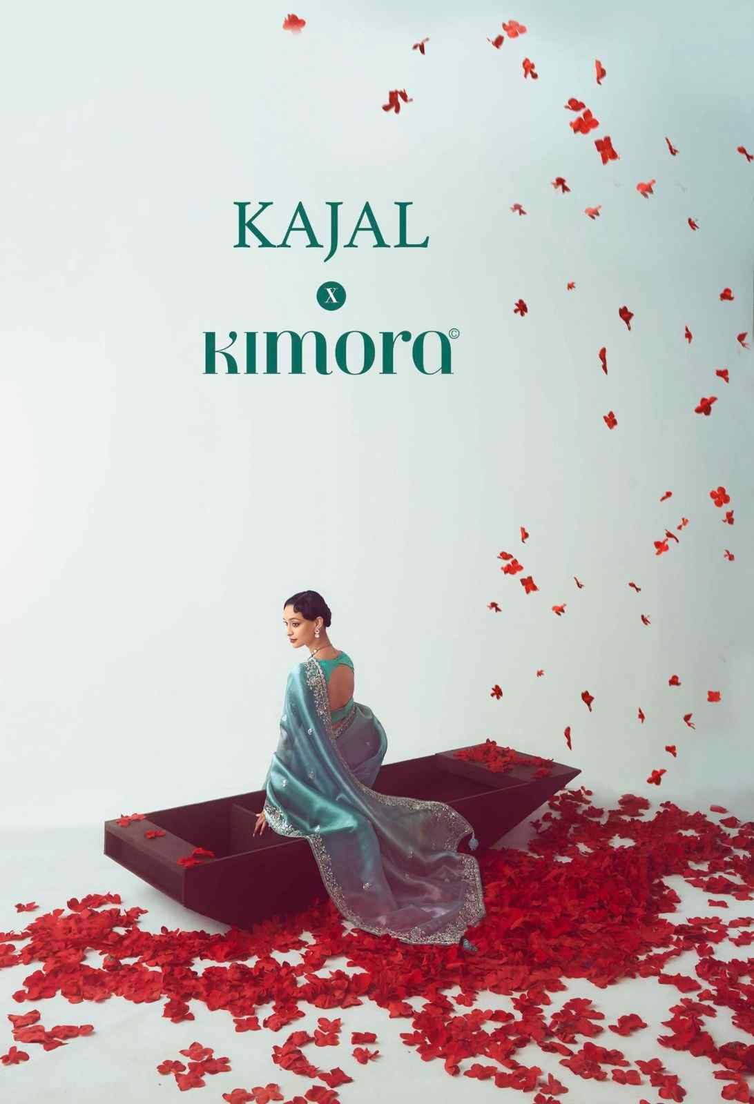 Kajal Vol-17 By Kimora Fashion 5441 To 5455 Series Indian Traditional Wear Collection Beautiful Stylish Fancy Colorful Party Wear & Occasional Wear Fancy Sarees At Wholesale Price