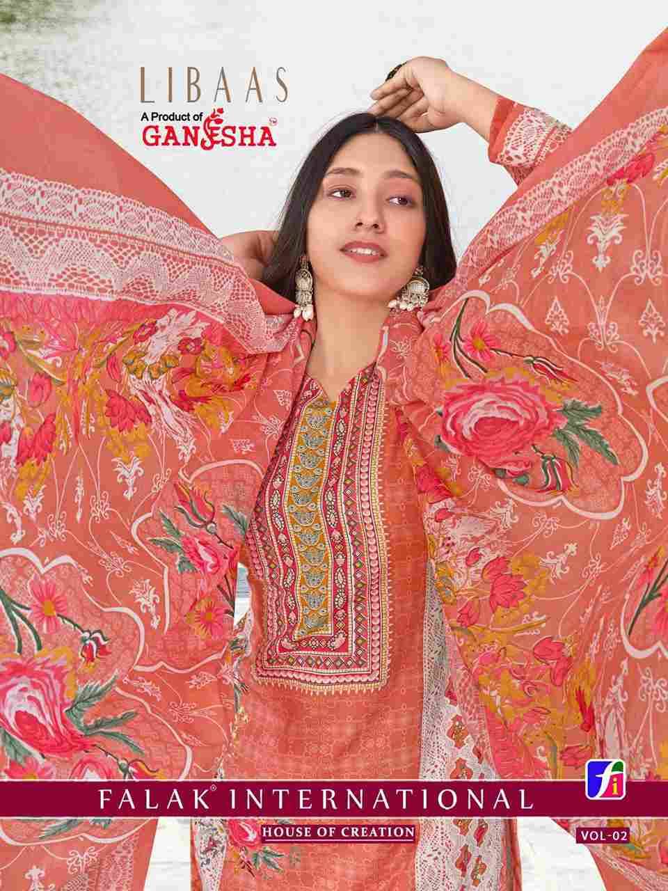 Libaas Vol-2 By Ganesha 2007 To 2012 Series Beautiful Festive Suits Stylish Fancy Colorful Party Wear & Occasional Wear Pure Cotton Dresses At Wholesale Price