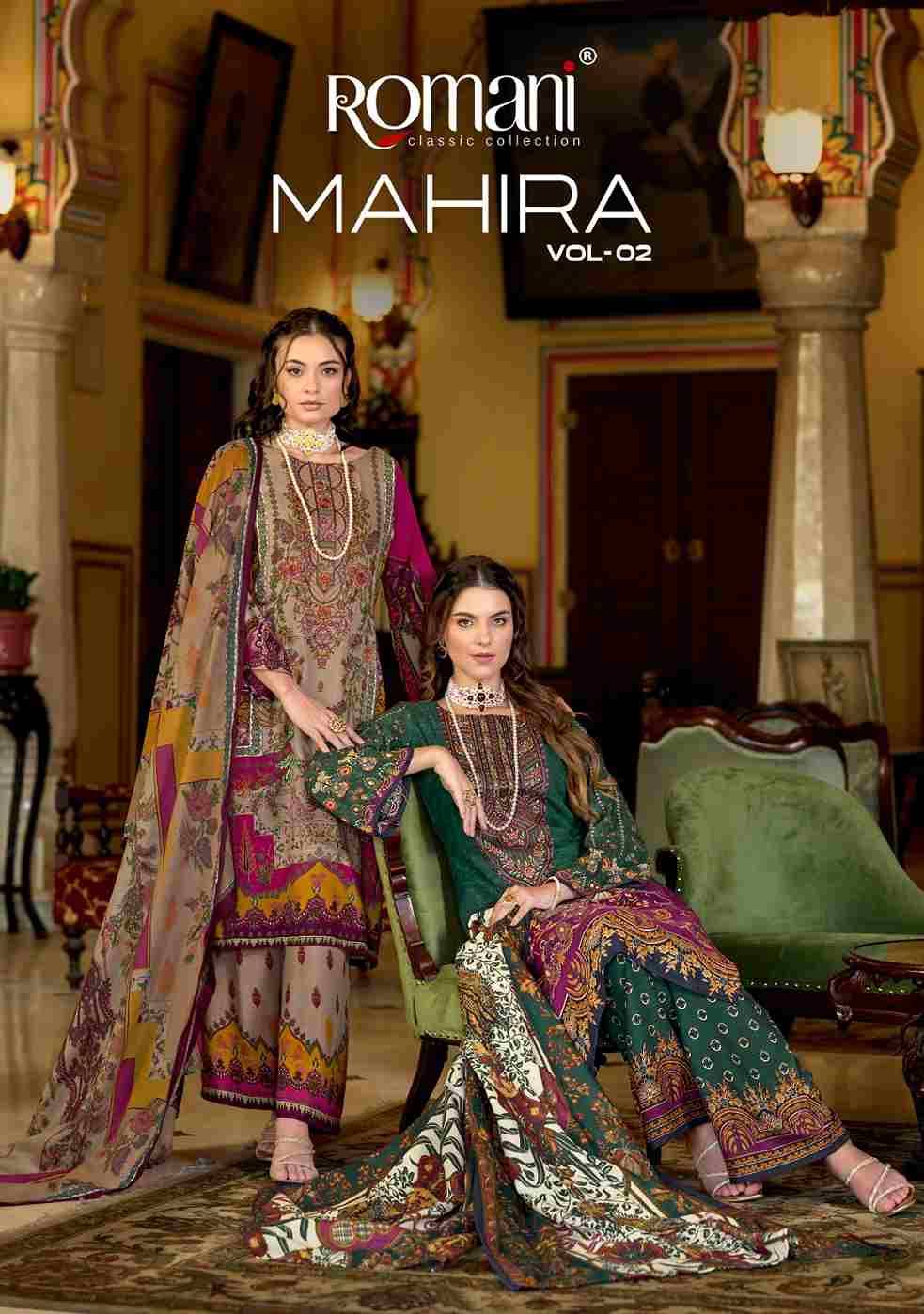 Mahira Vol-2 By Romani 1108-001 To 1108-008 Series Beautiful Festive Suits Stylish Fancy Colorful Casual Wear & Ethnic Wear Soft Cotton Print Dresses At Wholesale Price