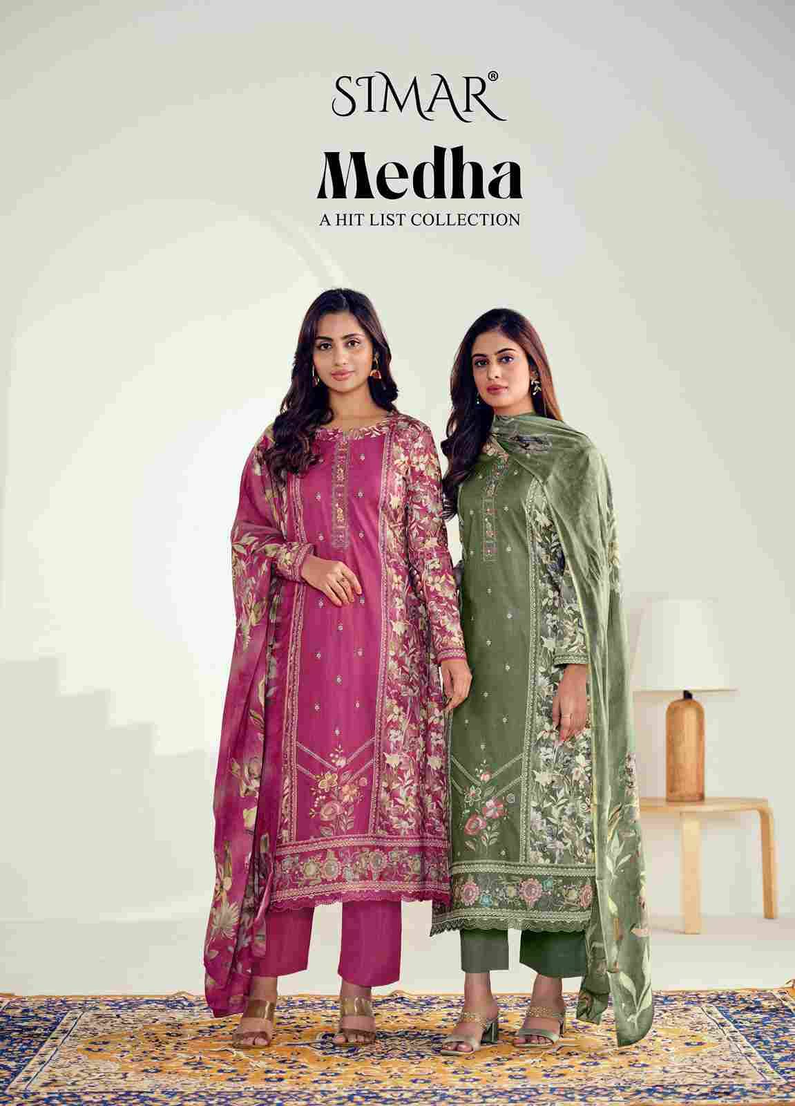 Medha By Simar 9225-A To 9225-D Series Designer Festive Suits Beautiful Stylish Fancy Colorful Party Wear & Occasional Wear Modal Muslin Dresses At Wholesale Price