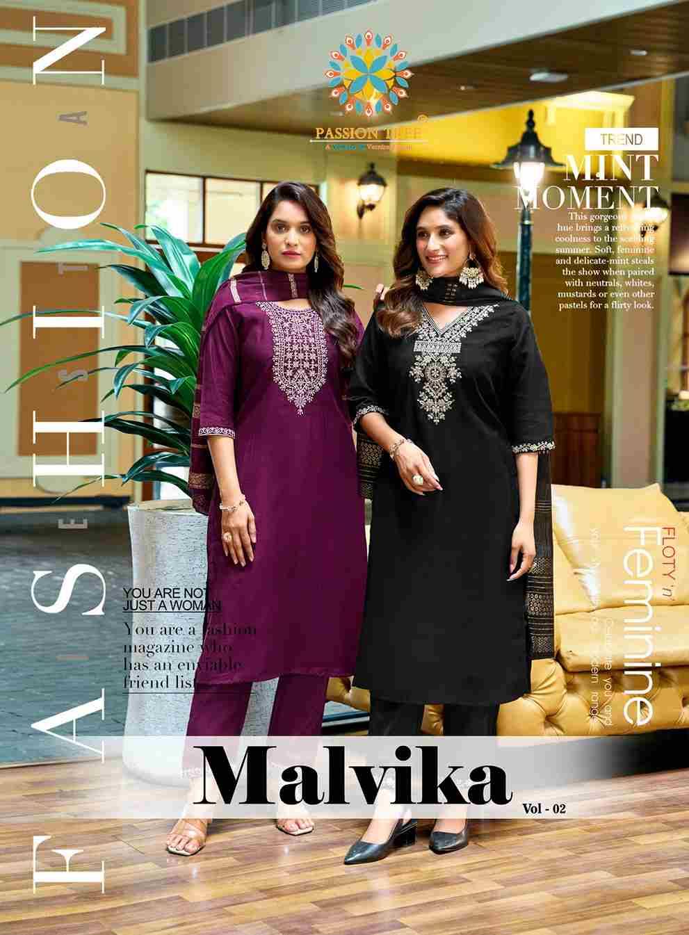 Malvika Vol-1 By Passion Tree 2001 To 2008 Series Beautiful Festive Suits Colorful Stylish Fancy Casual Wear & Ethnic Wear Vatican Dresses At Wholesale Price