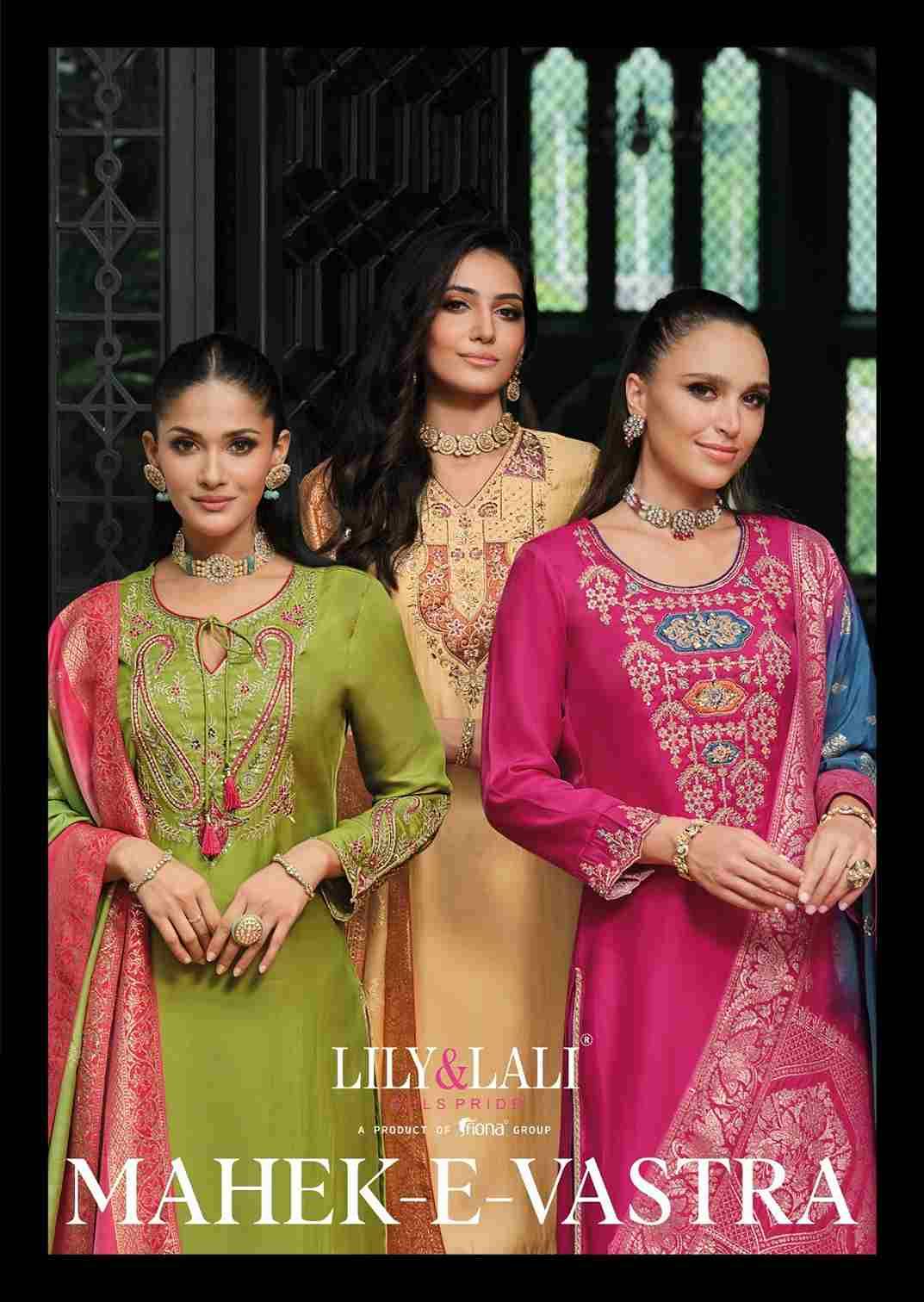 Mahek-E-Vastra By Lily And Lali 26901 To 26904 Series Beautiful Festive Suits Colorful Stylish Fancy Casual Wear & Ethnic Wear Viscose Embroidery Dresses At Wholesale Price