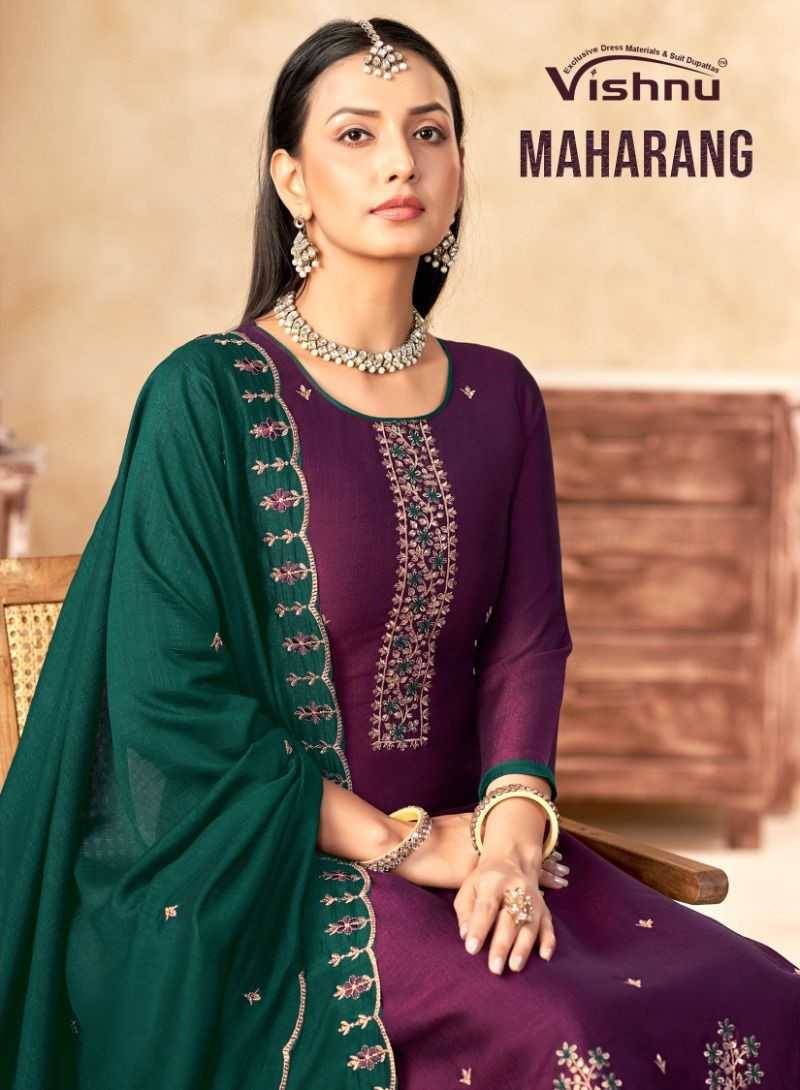 Maharang By Vishnu 24001 To 24012 Series Beautiful Stylish Festive Suits Fancy Colorful Casual Wear & Ethnic Wear & Ready To Wear Vatican Silk Print Dresses At Wholesale Price