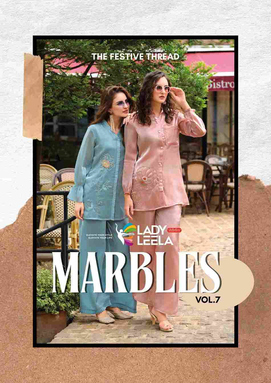Marbles Vol-7 By Lady Leela 1 To 4 Series Designer Stylish Fancy Colorful Beautiful Party Wear & Ethnic Wear Collection Viscose Silk Co-Ord At Wholesale Price