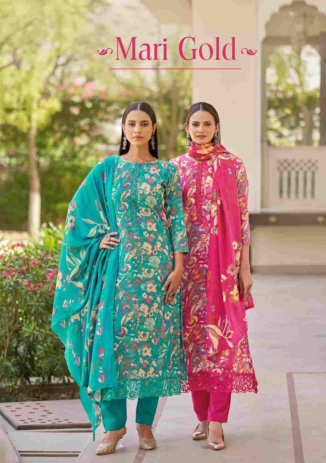 Mari Gold By Sargam Prints 2665-A To 2665-D Series Beautiful Festive Suits Stylish Fancy Colorful Casual Wear & Ethnic Wear Pure Viscose Muslin Print Dresses At Wholesale Price