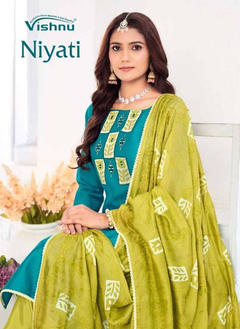 Niyati By Vishnu 22001 To 22012 Series Beautiful Stylish Festive Suits Fancy Colorful Casual Wear & Ethnic Wear & Ready To Wear Vatican Silk Print Dresses At Wholesale Price