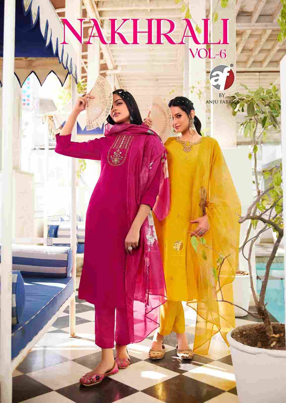 Nakhrali Vol-6 By Anju Fabrics 4131 To 4136 Series Designer Festive Suits Beautiful Stylish Fancy Colorful Party Wear & Occasional Wear Modal Silk Dresses At Wholesale Price