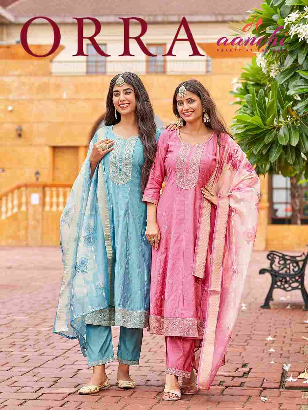 Orra By Aanchi 01 To 03 Series Beautiful Suits Colorful Stylish Fancy Casual Wear & Ethnic Wear Vatican Dresses At Wholesale Price