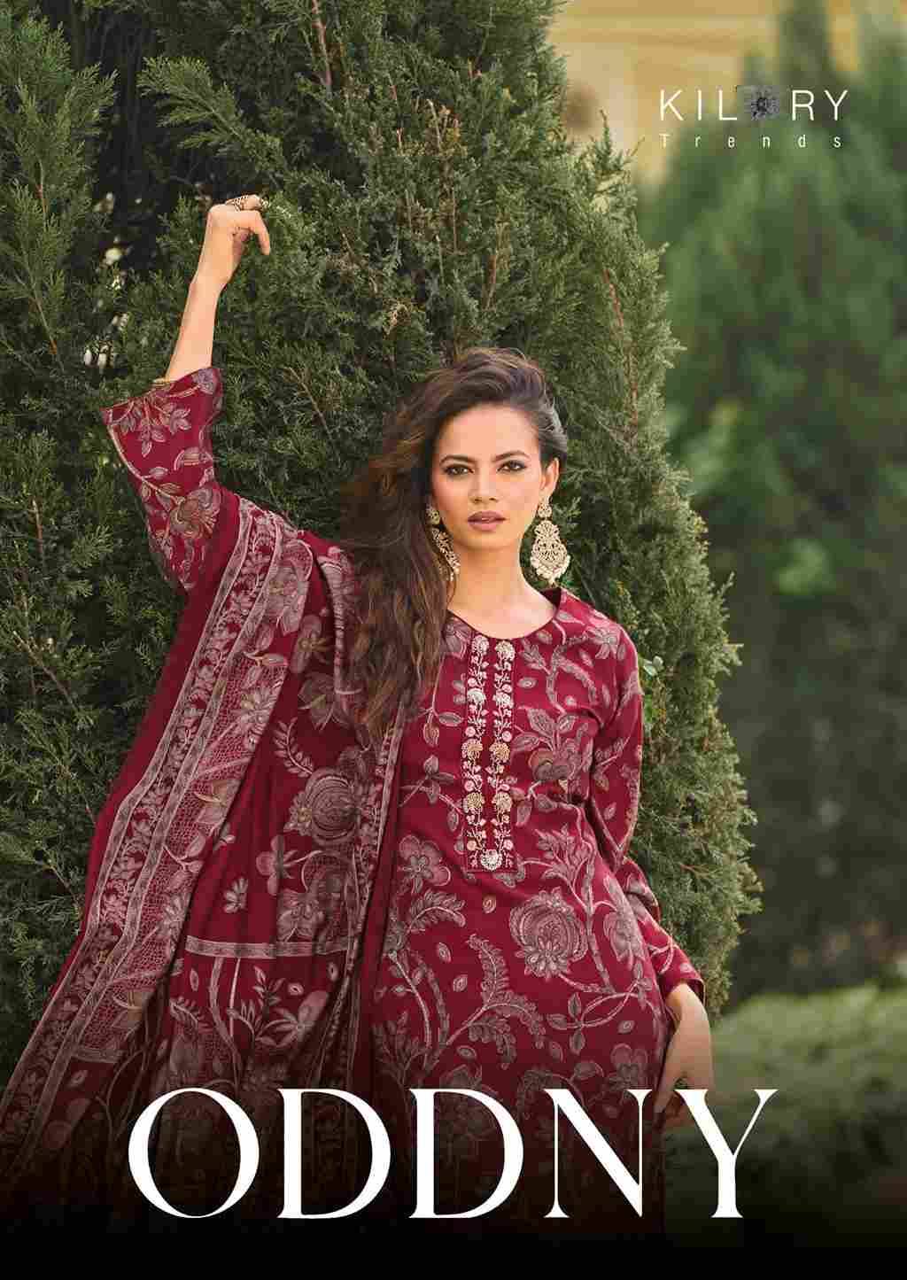 Oddny By Kilory 1681 To 1686 Series Beautiful Festive Suits Colorful Stylish Fancy Casual Wear & Ethnic Wear Pure Muslin Dresses At Wholesale Price