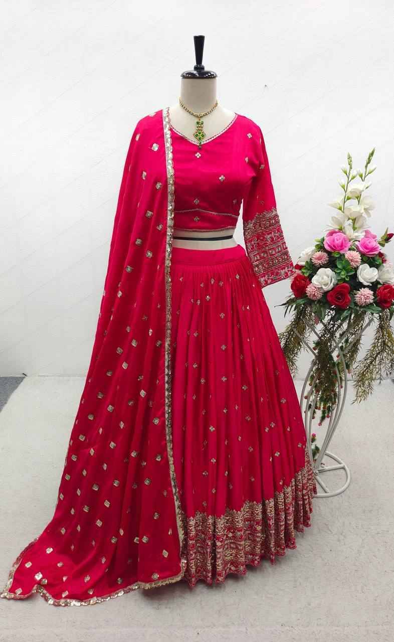 Pc-13 By Fashid Wholesale 01 To 02 Series Wear Collection Beautiful Stylish Colorful Fancy Party Wear & Occasional Wear Vichitra Silk Lehengas At Wholesale Price