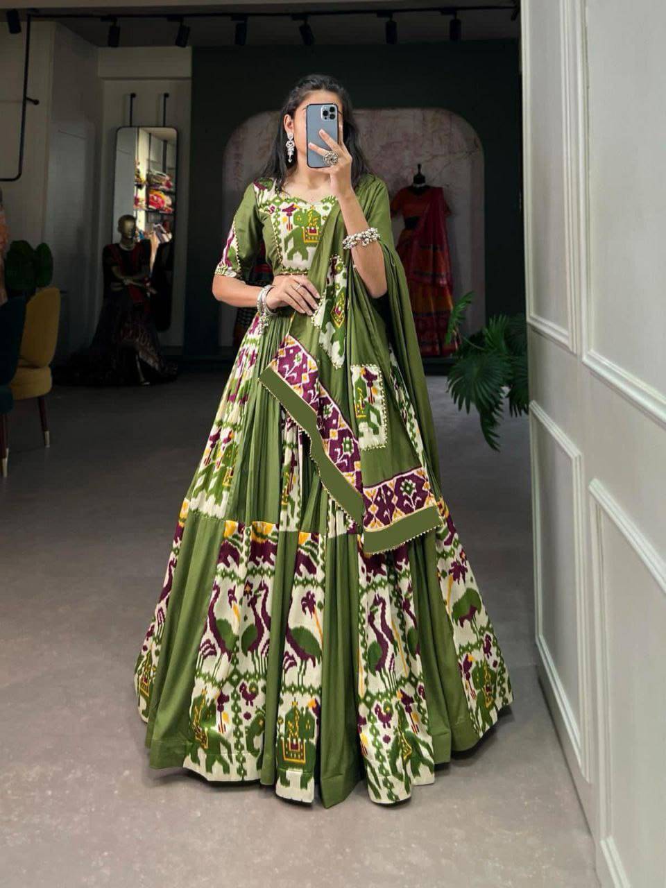 Pc-15 By Fashid Wholesale 01 To 05 Series Wear Collection Beautiful Stylish Colorful Fancy Party Wear & Occasional Wear Pure Dola Tussar Silk Lehengas At Wholesale Price