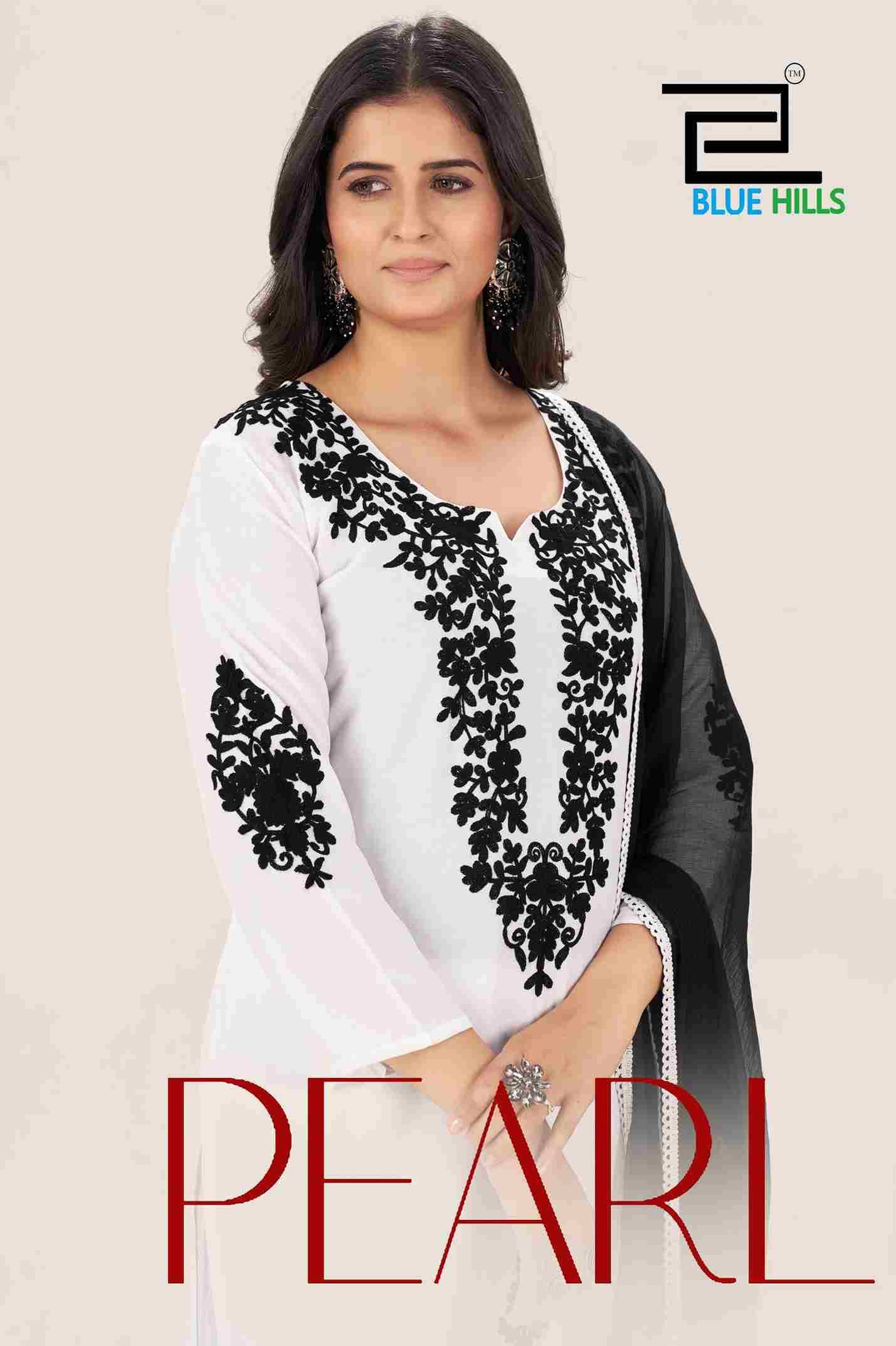 Pearl By Blue Hills 1001 To 1002 Series Beautiful Festive Suits Colorful Stylish Fancy Casual Wear & Ethnic Wear Heavy Rayon Dresses At Wholesale Price