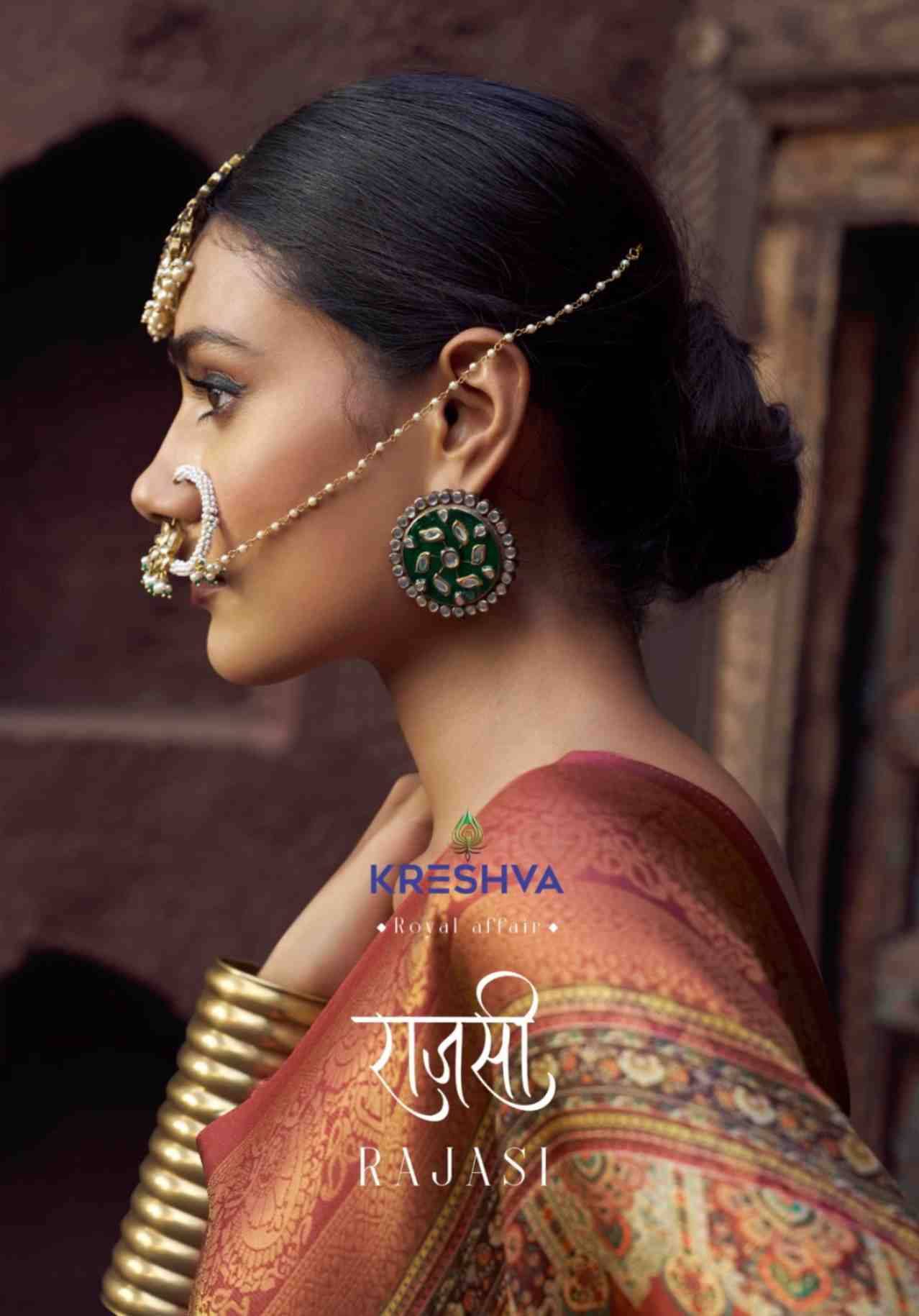 Rajasi By Kreshva 7002 To 7007 Series Indian Traditional Wear Collection Beautiful Stylish Fancy Colorful Party Wear & Occasional Wear Jacquard Silk Sarees At Wholesale Price
