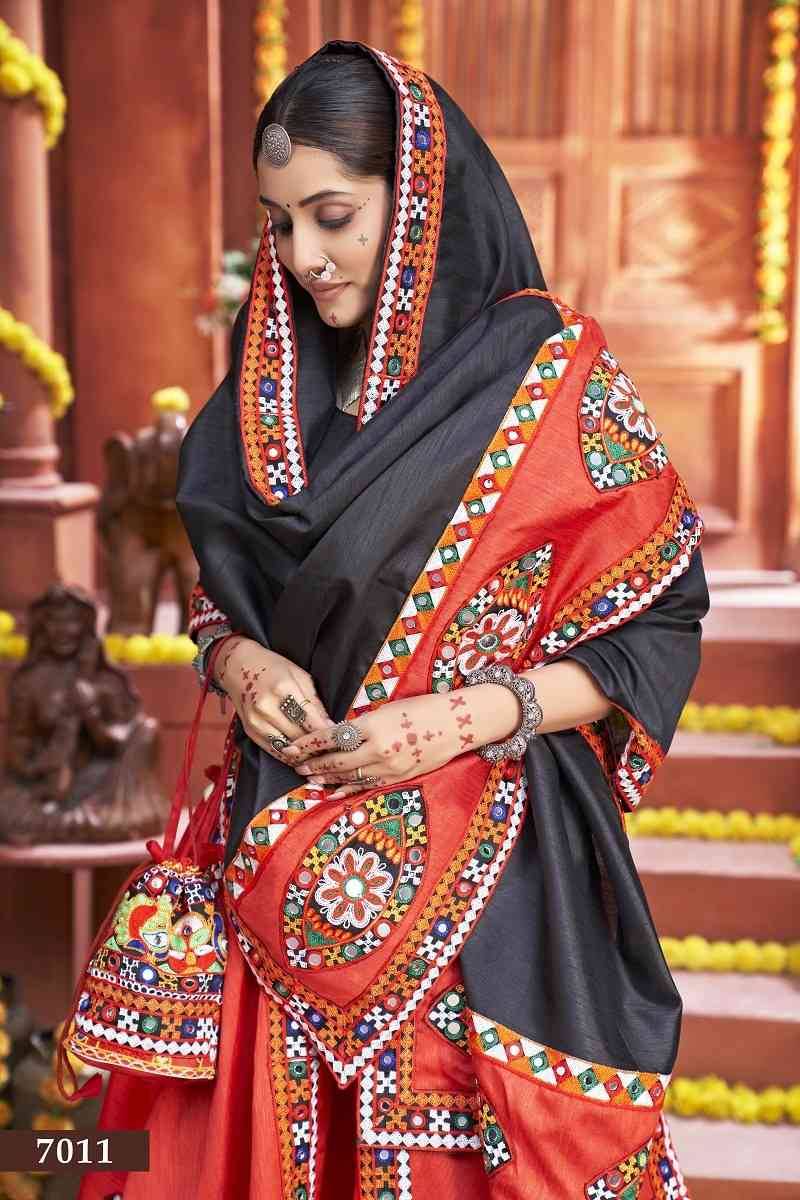 Rajwadi 7011 By Fashid Wholesale Designer Beautiful Navratri Collection Occasional Wear & Party Wear Art Silk Lehengas At Wholesale Price