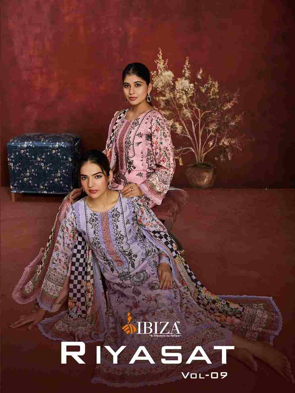 Riyasat Vol-9 By Ibiza 15948 To 15951 Series Designer Festive Suits Beautiful Fancy Stylish Colorful Party Wear & Occasional Wear Pure Bemberg Muslin Jacquard Dresses At Wholesale Price