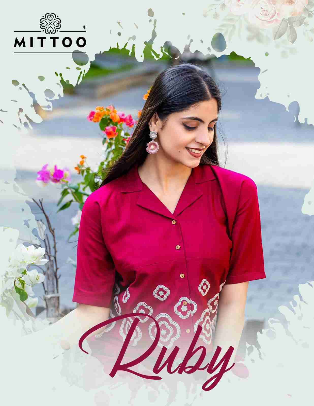 Ruby By Mittoo 1001 To 1006 Series Designer Stylish Fancy Colorful Beautiful Party Wear & Ethnic Wear Collection Cotton Slub Co-Ord At Wholesale Price