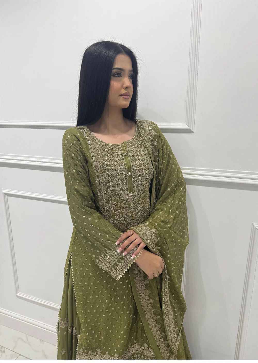 R-5899 By Fashid Wholesale 01 To 02 Series Sharara Beautiful Suits Colorful Stylish Fancy Casual Wear & Ethnic Wear Faux Georgette Dresses At Wholesale Price