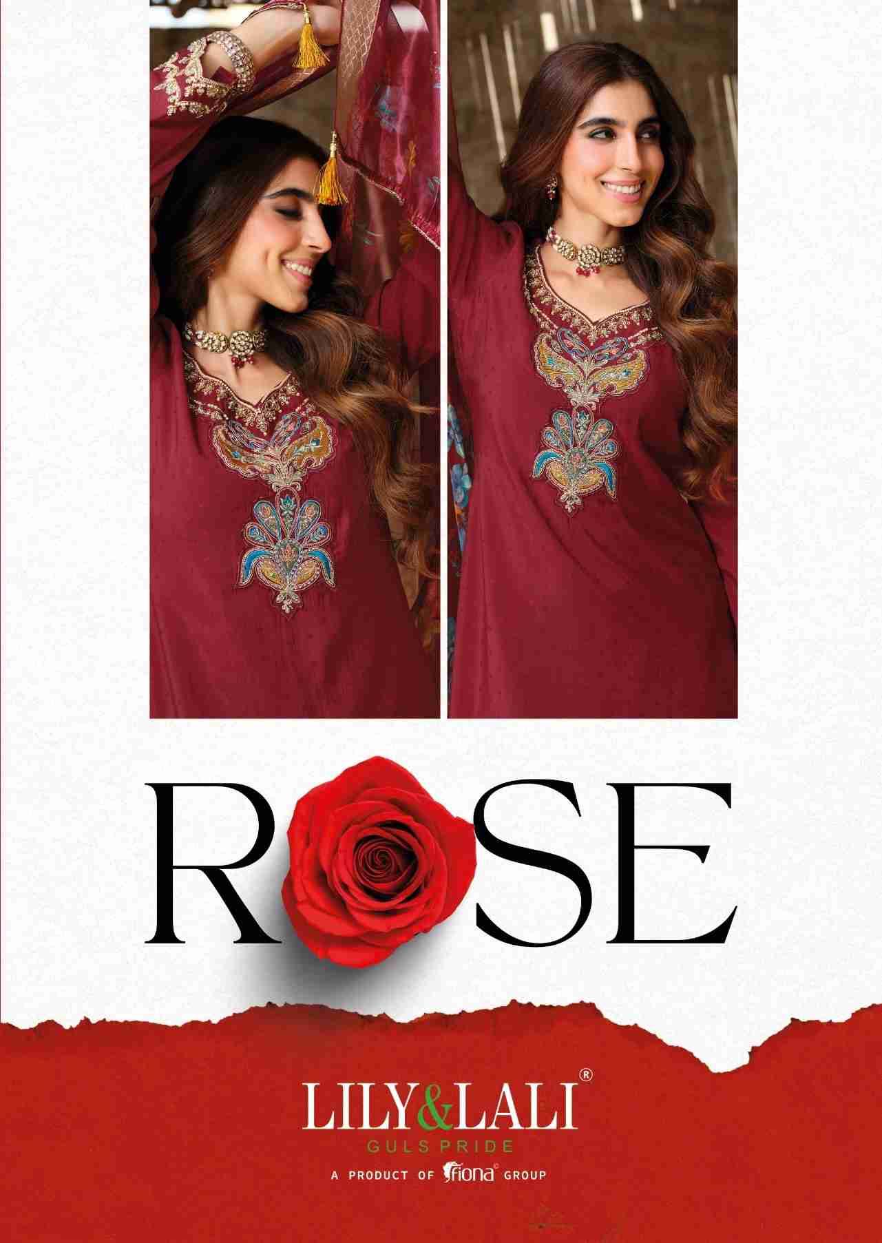 Rose By Lily And Lali 26671 To 26674 Series Beautiful Festive Suits Colorful Stylish Fancy Casual Wear & Ethnic Wear Simar Silk Embroidery Dresses At Wholesale Price