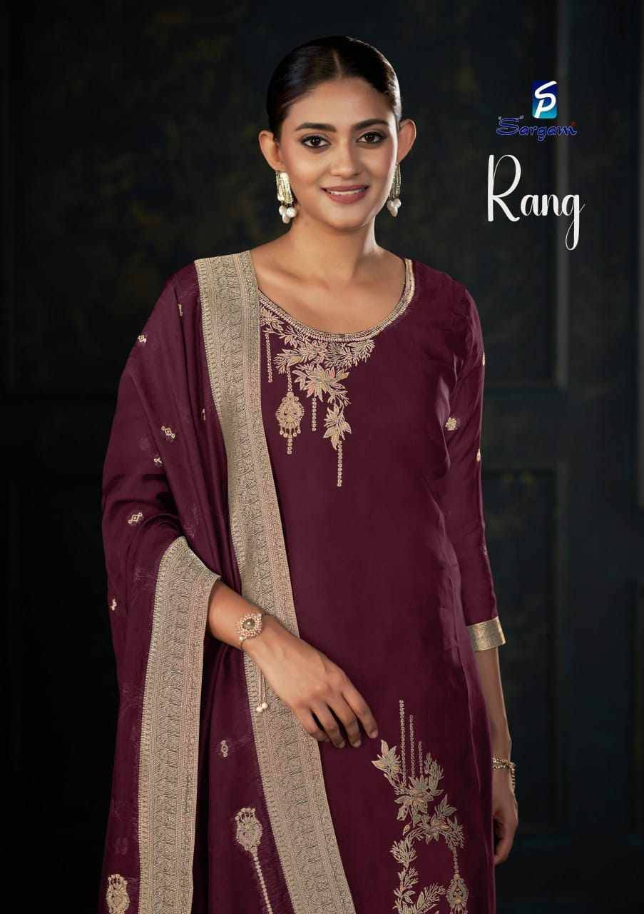 Rang By Sargam Prints 2708-A To 2708-D Series Beautiful Festive Suits Stylish Fancy Colorful Casual Wear & Ethnic Wear Pure Viscose Silk Jacquard Print Dresses At Wholesale Price