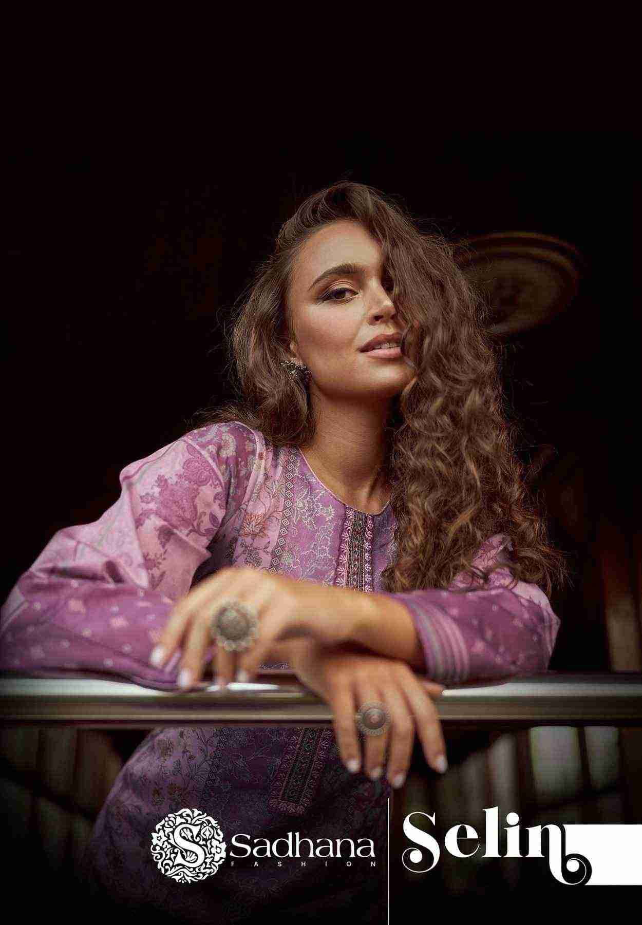 Selin By Sadhana Fashion 11339 To 11344 Series Designer Festive Suits Beautiful Fancy Stylish Colorful Party Wear & Occasional Wear Pure Jam Cotton Print Dresses At Wholesale Price
