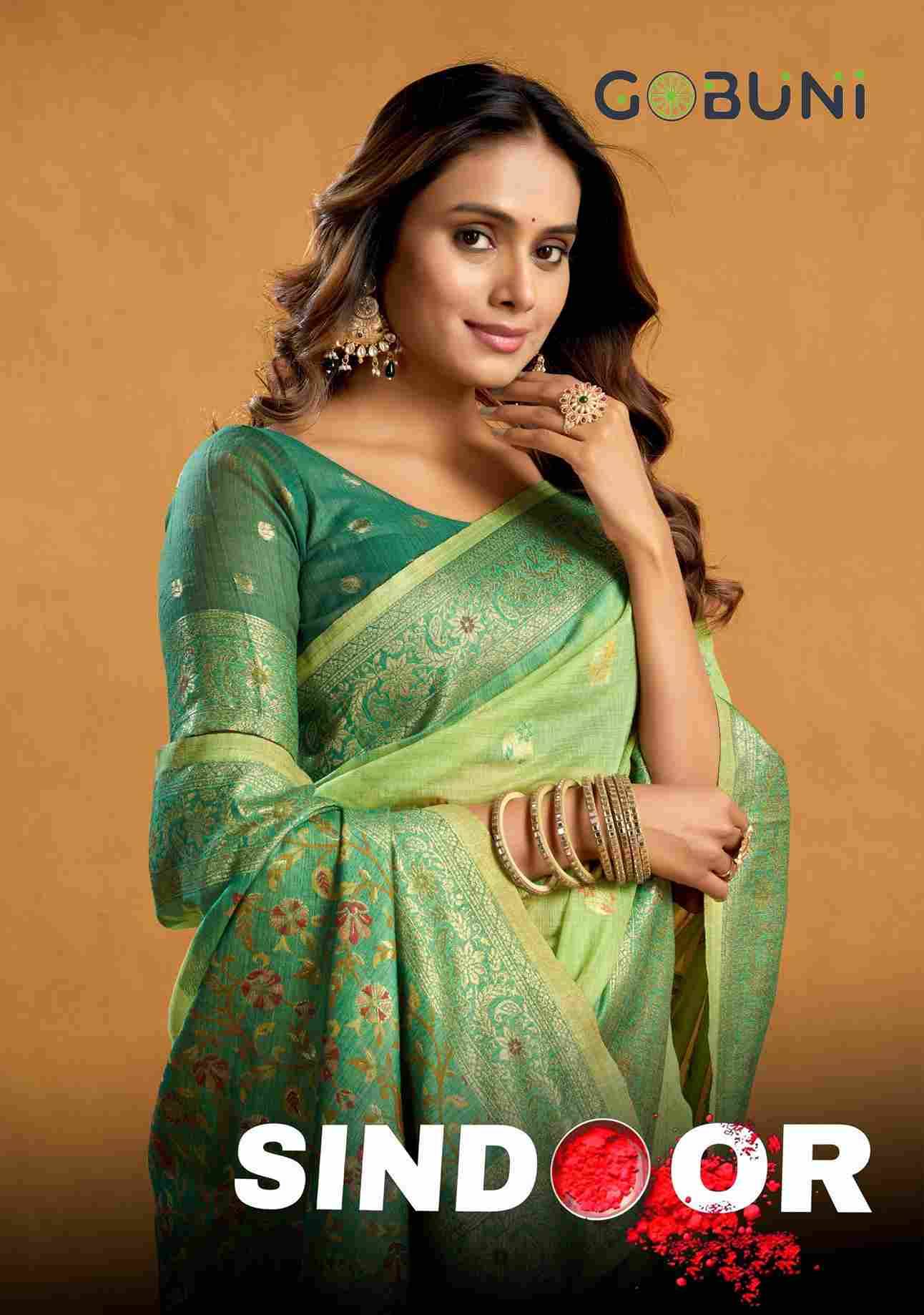 Sindoor By Gobuni 1401 To 1405 Series Indian Traditional Wear Collection Beautiful Stylish Fancy Colorful Party Wear & Occasional Wear Cotton Sarees At Wholesale Price