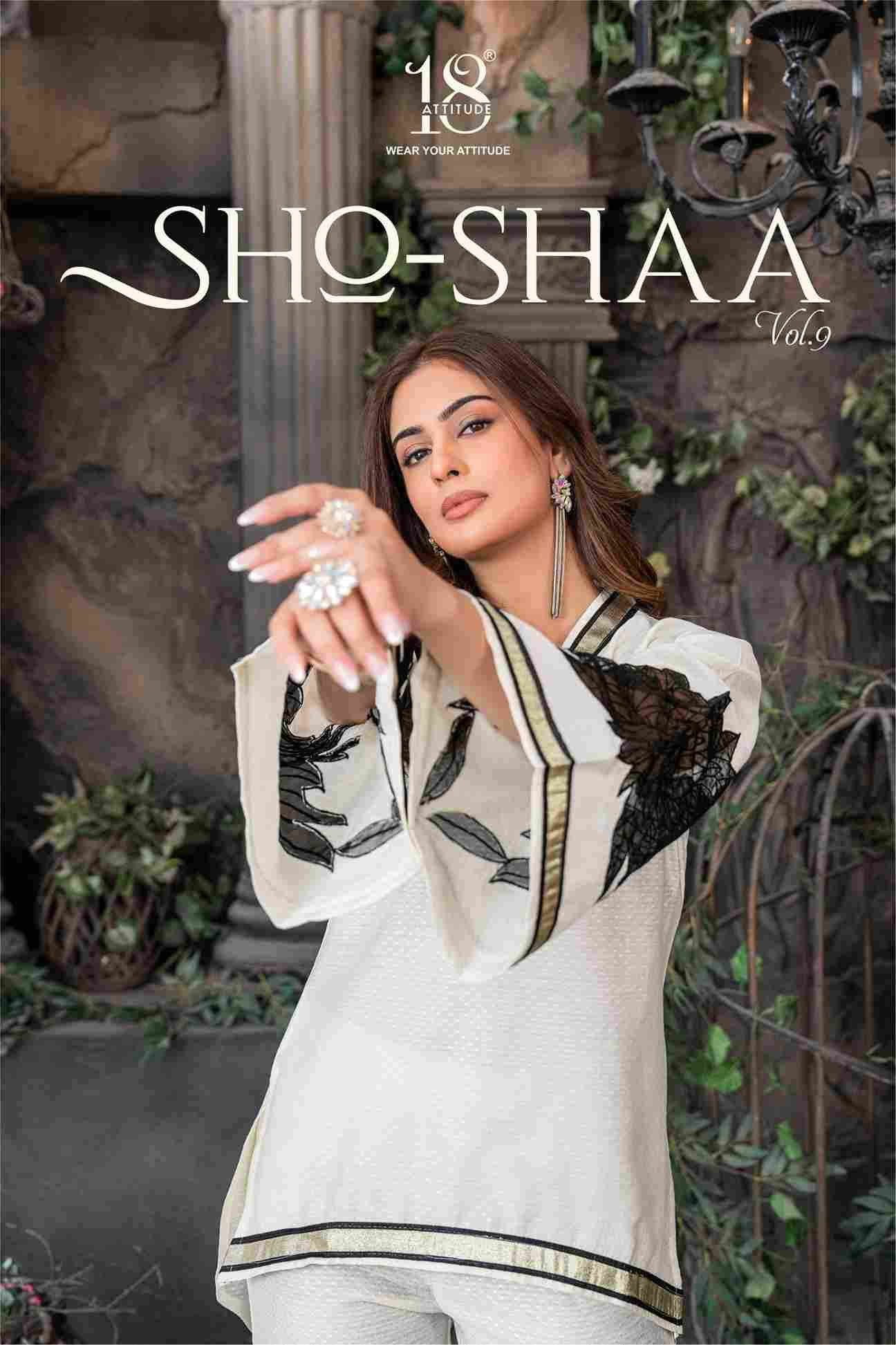 Sho-Shaa Vol-9 By 18 Attitude 01 To 05 Series Designer Stylish Fancy Colorful Beautiful Party Wear & Ethnic Wear Collection Roma Jacquard Co-Ords At Wholesale Price