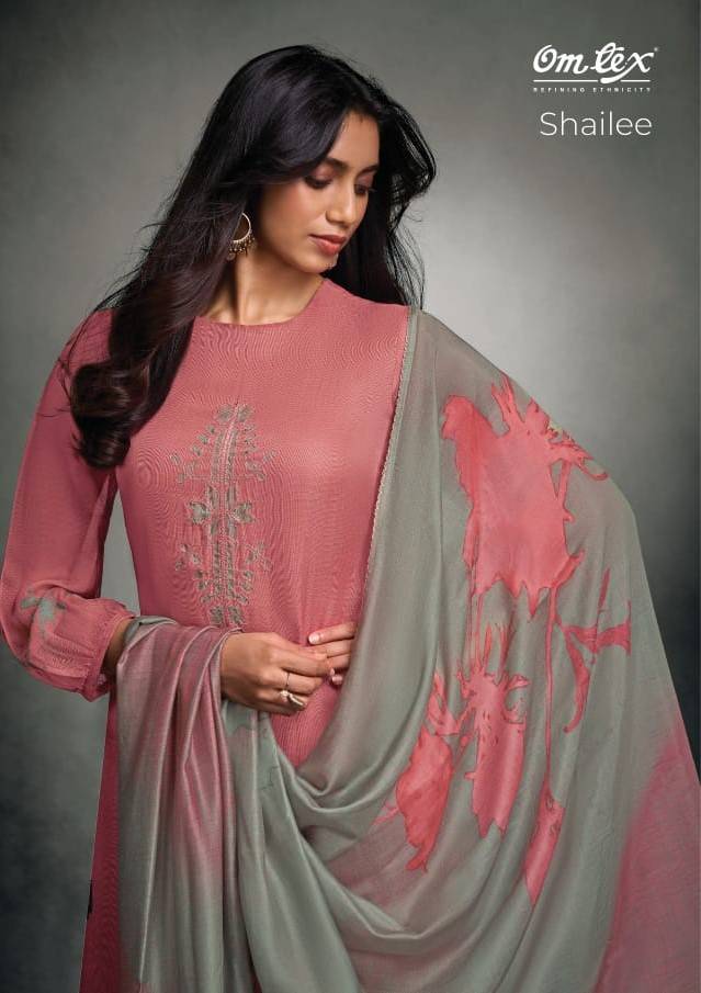 Shailee By Om Tex 7941-A To 7941-D Series Beautiful Suits Stylish Fancy Colorful Party Wear & Ethnic Wear Flex Dresses At Wholesale Price