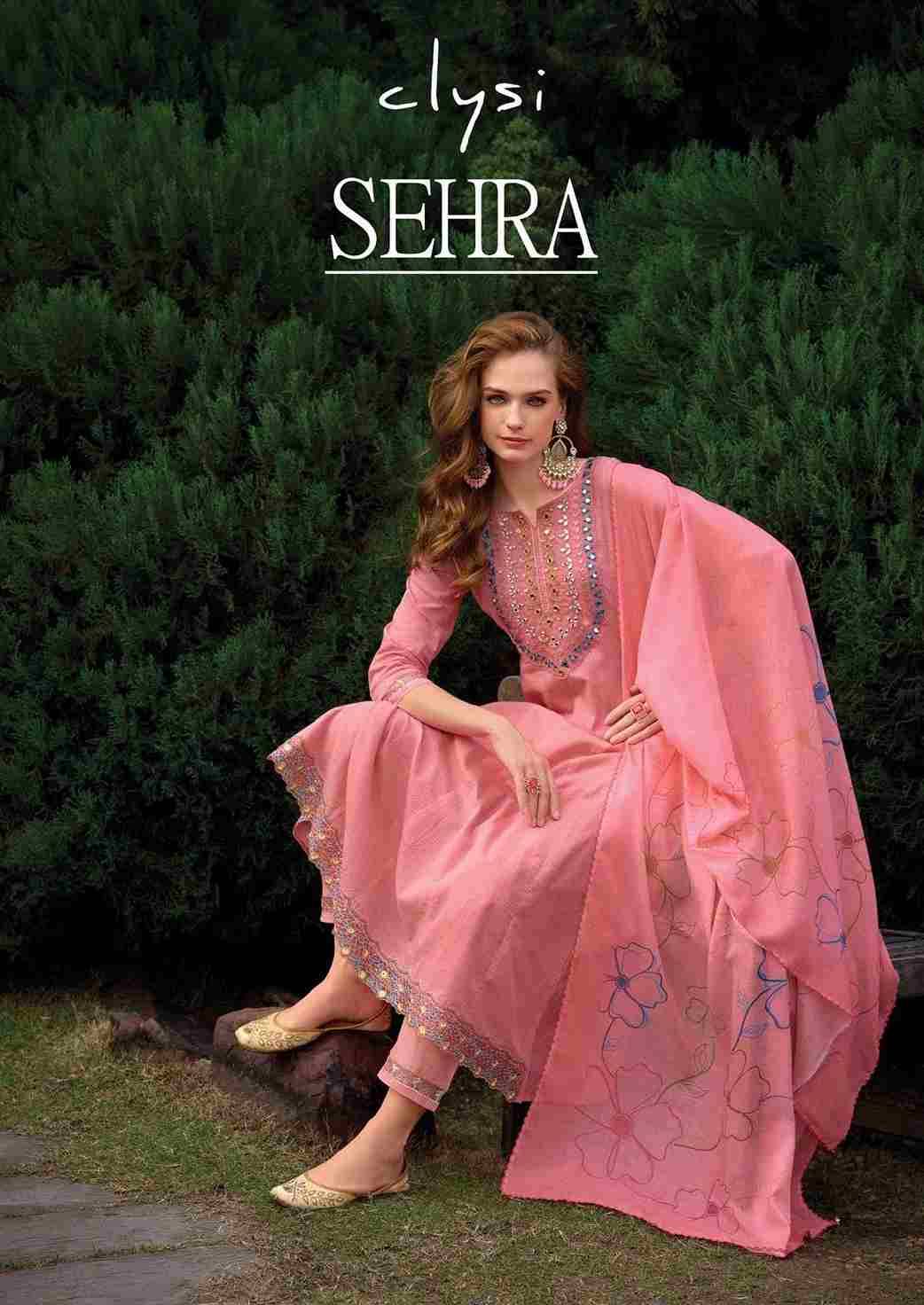 Sehra By Clysi 01 To 04 Series Festive Suits Beautiful Fancy Colorful Stylish Party Wear & Occasional Wear Cotton With Work Dresses At Wholesale Price