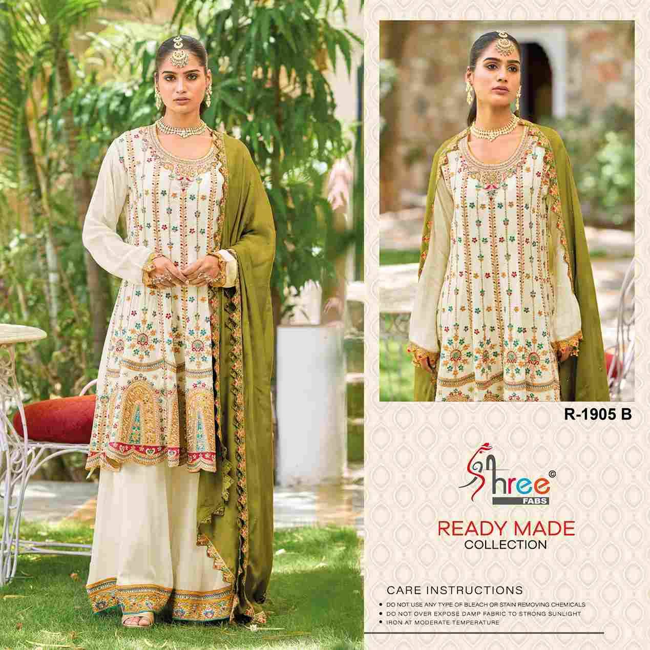Shree Fabs Hit Design R-1905 Colours By Shree Fabs R-1905-A To R-1905-D Series Designer Pakistani Suits Collection Beautiful Stylish Fancy Colorful Party Wear & Occasional Wear Chinnon Dresses At Wholesale Price