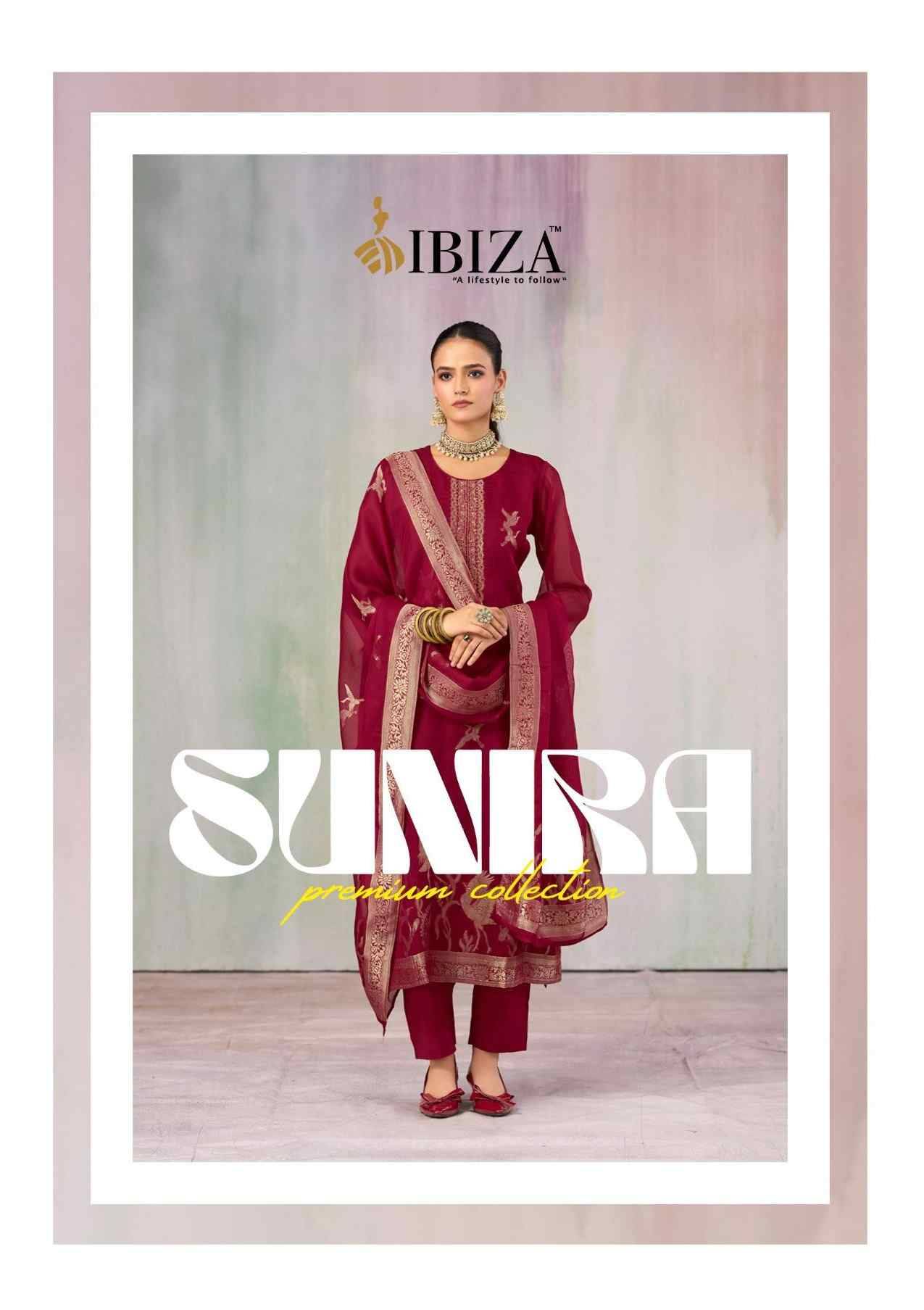 Sunira By Ibiza 2401 To 2404 Series Beautiful Festive Suits Colorful Stylish Fancy Casual Wear & Ethnic Wear Pure Jacquard Dresses At Wholesale Price