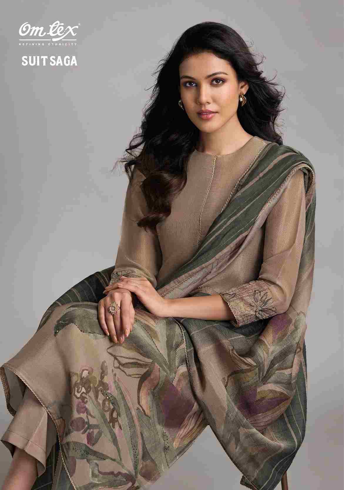 Suit Saga By Om Tex 7861-A To 7861-D Series Beautiful Suits Stylish Fancy Colorful Party Wear & Ethnic Wear Silly Checks Dresses At Wholesale Price