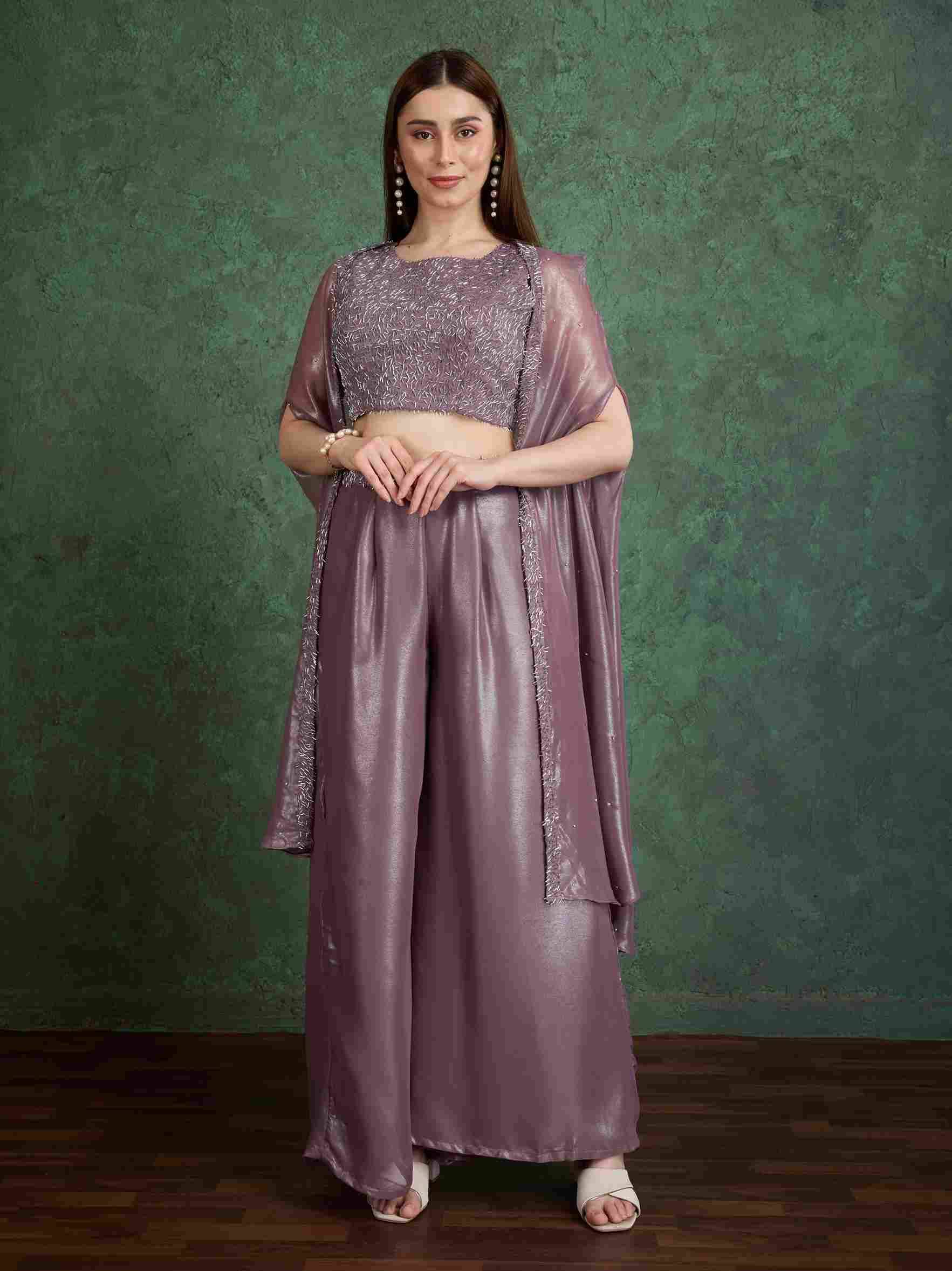Sia-10 By Amoha Trendz 01 To 02 Series Designer Stylish Fancy Colorful Beautiful Party Wear & Ethnic Wear Collection Fancy Crop Tops With Bottom And Dupatta At Wholesale Price