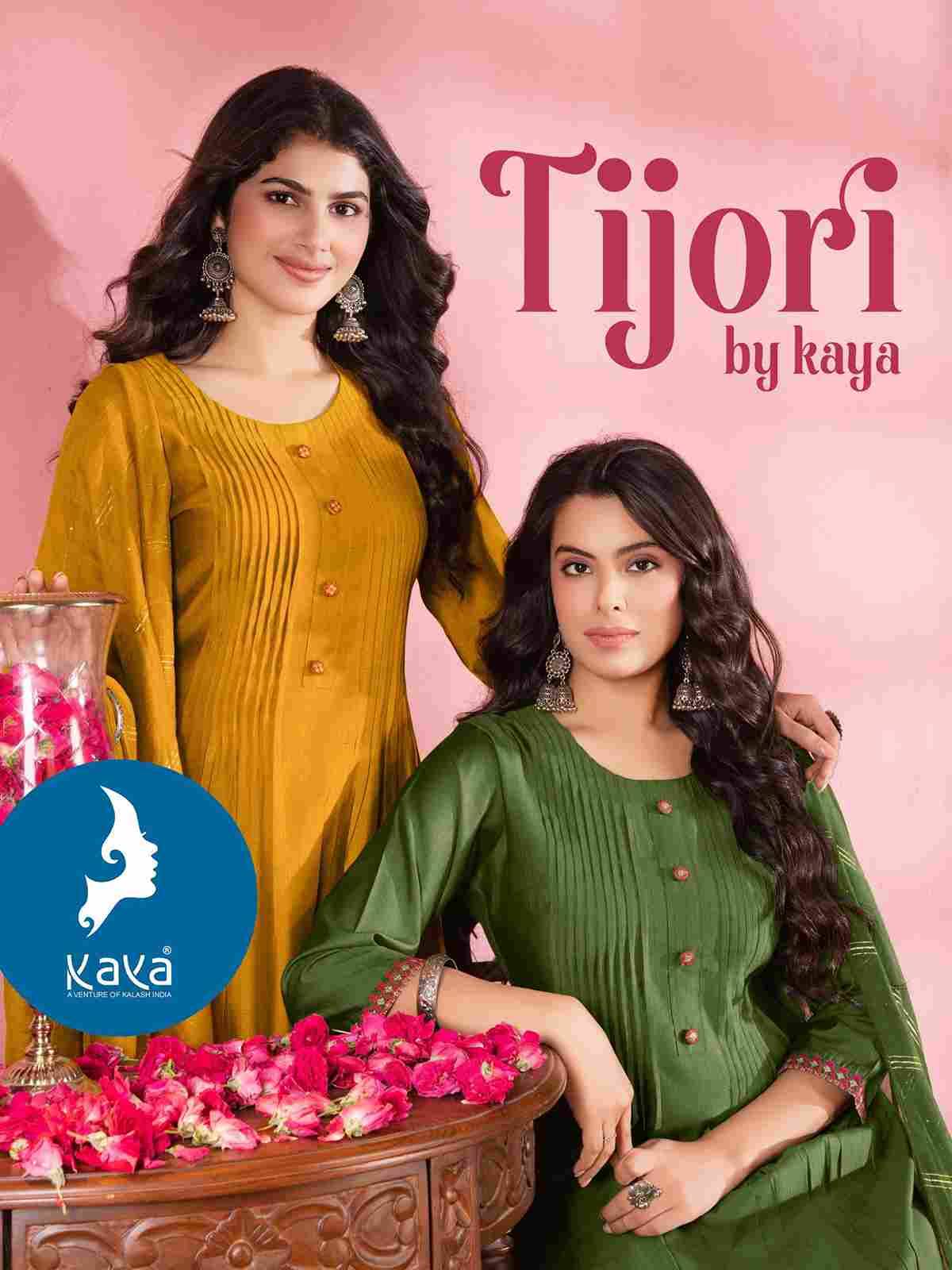 Tijori By Kaya 01 To 06 Series Beautiful Stylish Festive Suits Fancy Colorful Casual Wear & Ethnic Wear & Ready To Wear Vatican Dresses At Wholesale Price