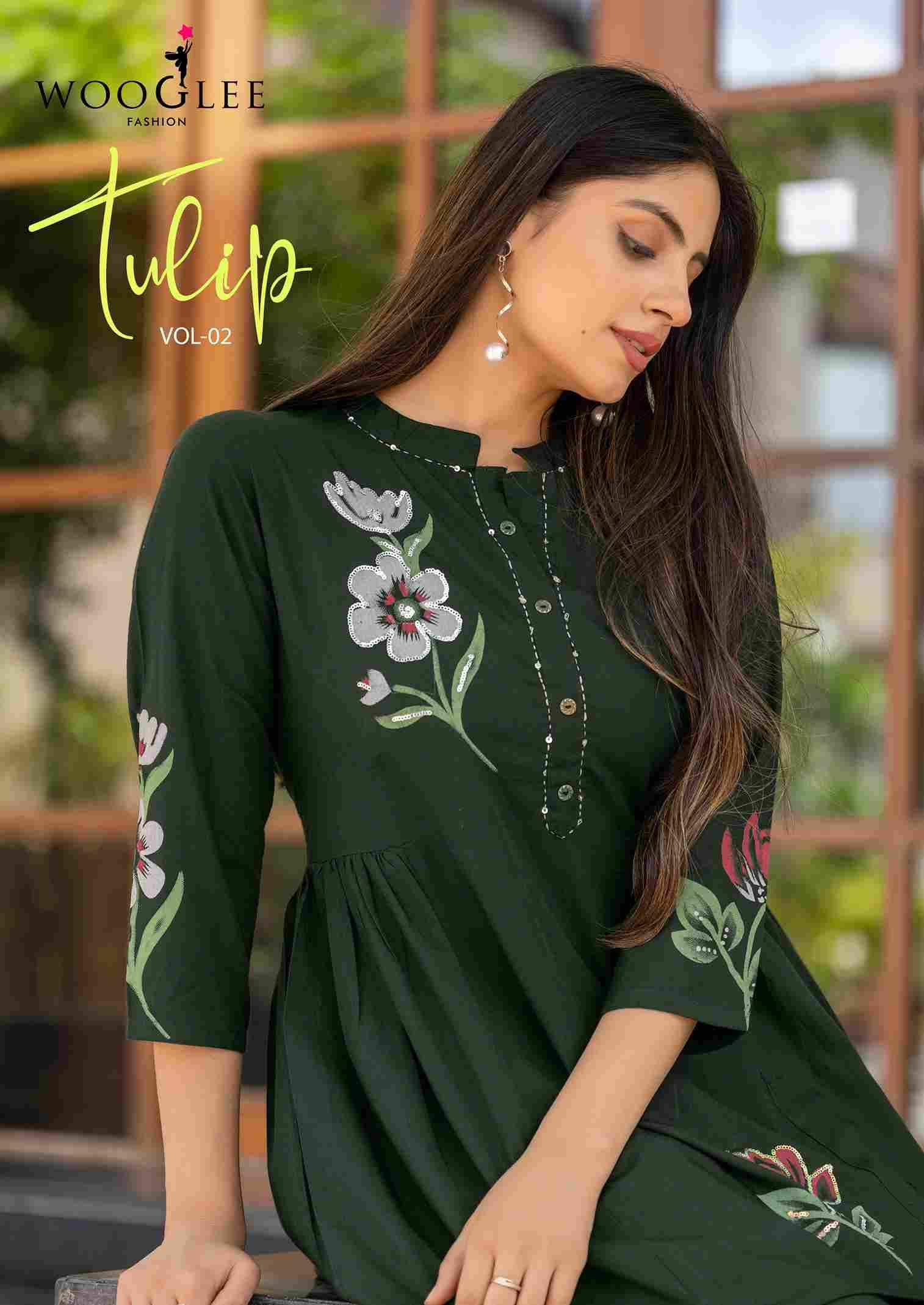 Tulip Vol-2 By Wooglee 3005 To 3009 Series Designer Stylish Fancy Colorful Beautiful Party Wear & Ethnic Wear Collection Heavy Rayon Co-Ord At Wholesale Price