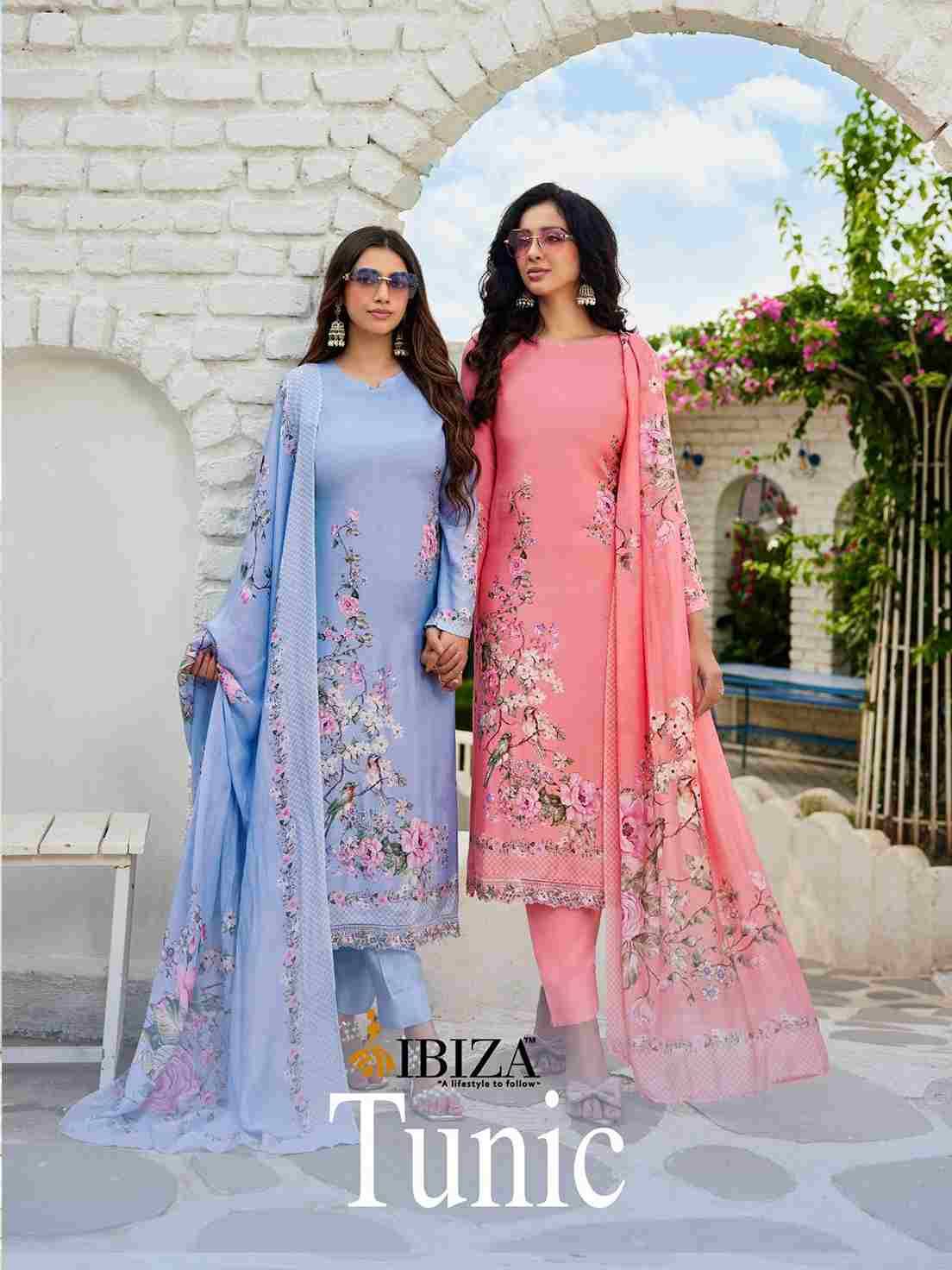 Tunic By Ibiza 15968 To 15971 Series Designer Festive Suits Beautiful Fancy Stylish Colorful Party Wear & Occasional Wear Pure Bemberg Muslin Dresses At Wholesale Price