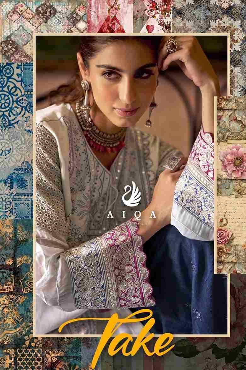 Take By Aiqa 1567 To 1572 Series Beautiful Festive Suits Colorful Stylish Fancy Casual Wear & Ethnic Wear Pure Bemberg Silk With Work Dresses At Wholesale Price