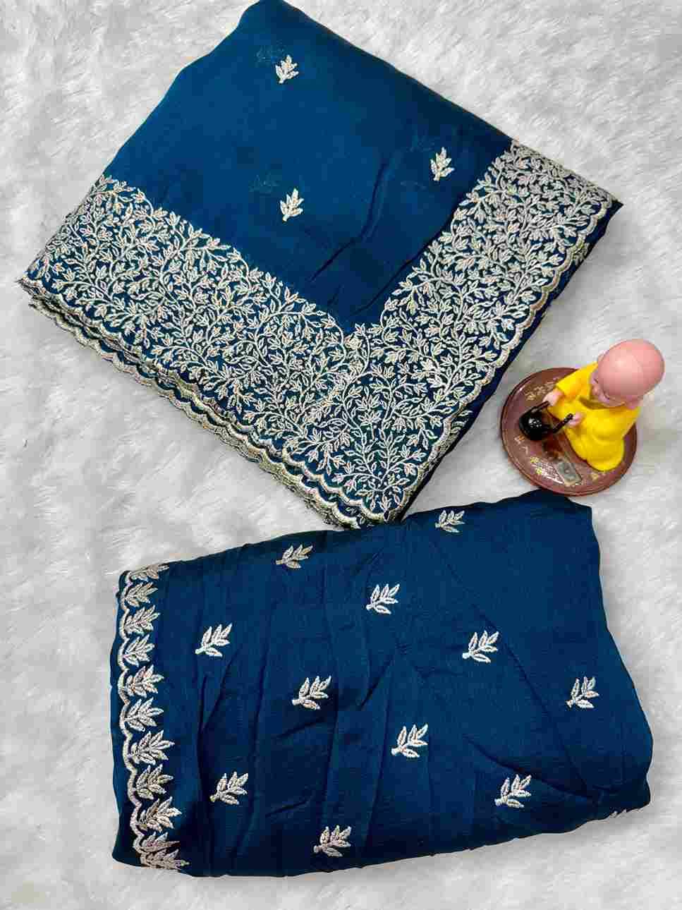 Vs-Rathi By Fashid Wholesale 01 To 03 Series Indian Traditional Wear Collection Beautiful Stylish Fancy Colorful Party Wear & Occasional Wear Vichitra Silk Sarees At Wholesale Price