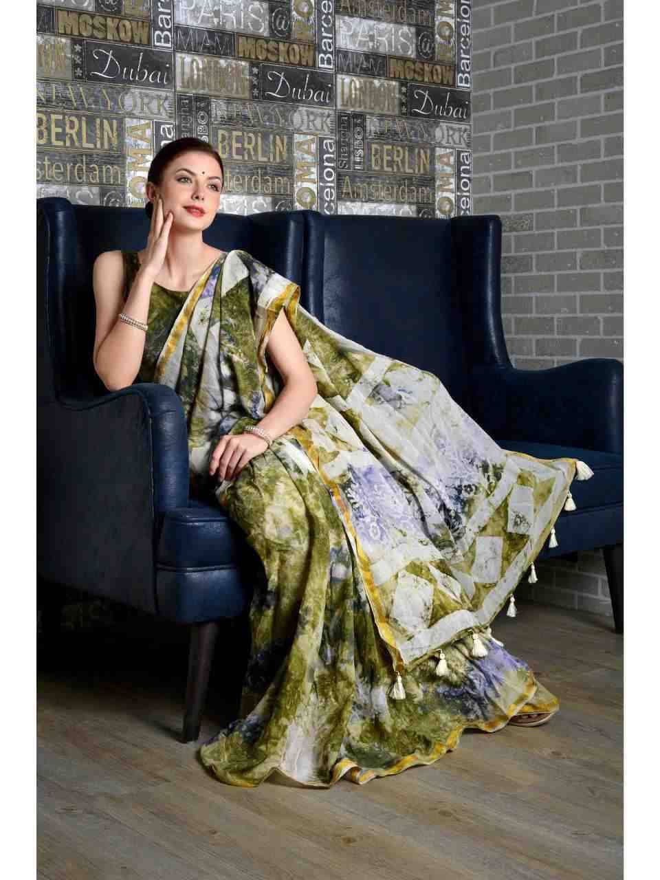 Viscose Mul Batik By Mono Poley 01 To 09 Series Indian Traditional Wear Collection Beautiful Stylish Fancy Colorful Party Wear & Occasional Wear Viscose Mul Sarees At Wholesale Price
