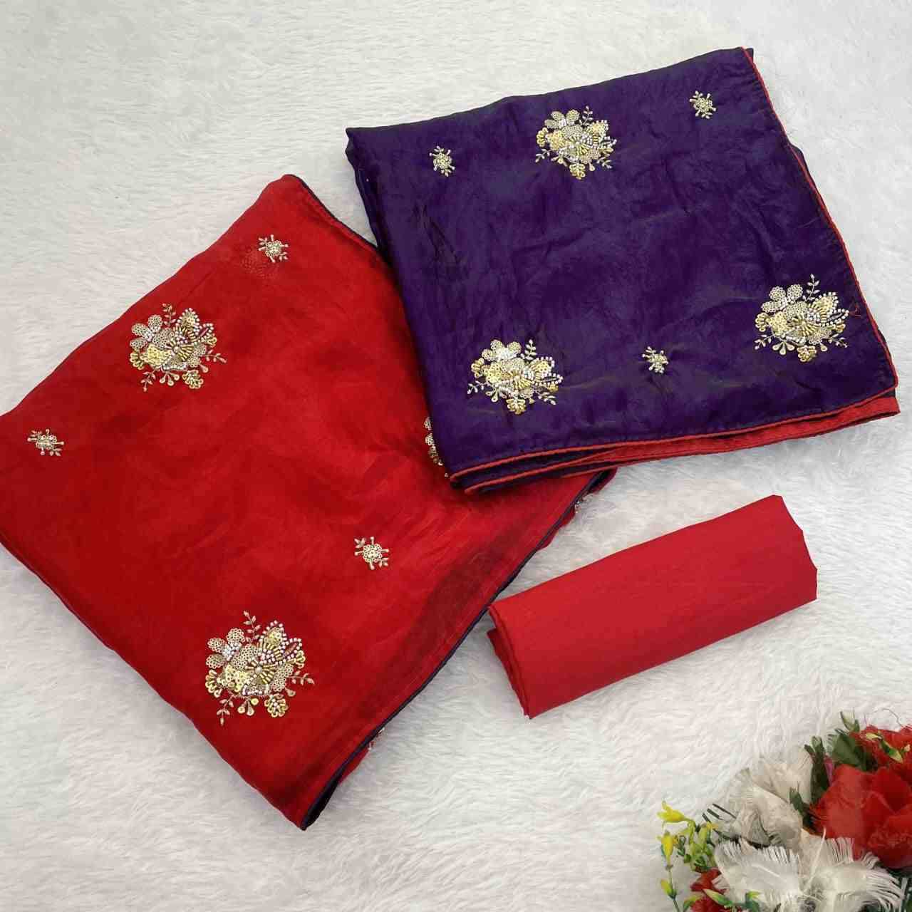 Vs-Boxer By Fashid Wholesale 01 To 02 Series Indian Traditional Wear Collection Beautiful Stylish Fancy Colorful Party Wear & Occasional Wear Jimmy Choo Sarees At Wholesale Price