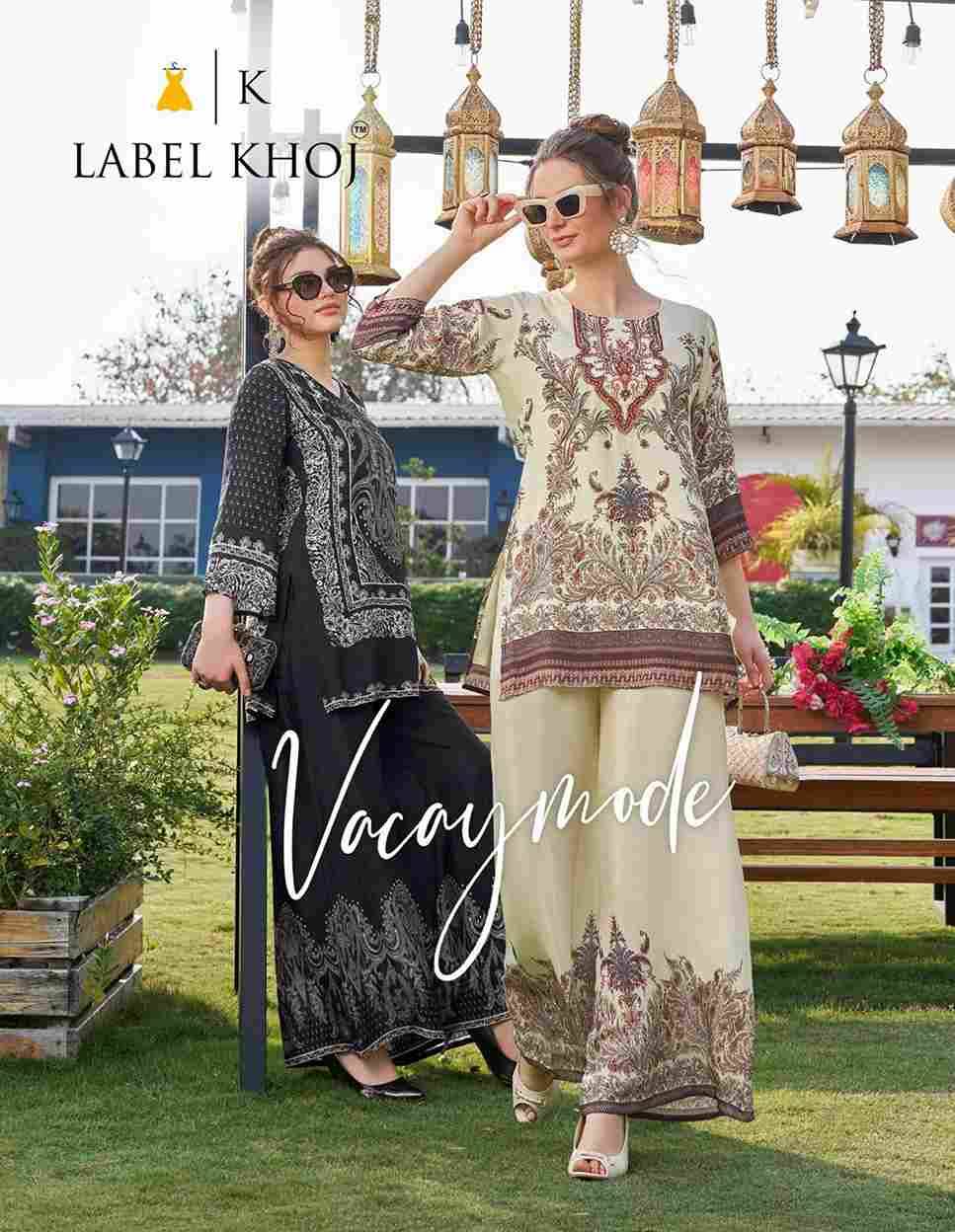 Vacay Mode By Label Khoj 101 To 107 Series Designer Stylish Fancy Colorful Beautiful Party Wear & Ethnic Wear Collection Viscose Muslin Co-Ords At Wholesale Price