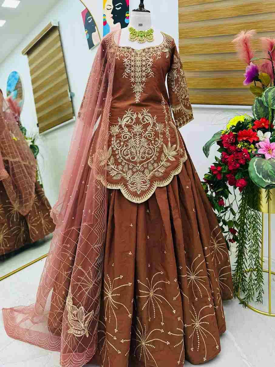 Zd-Simaran By Fashid Wholesale Beautiful Colorful Fancy Wedding Collection Occasional Wear & Party Wear Simmer Silk Dresses At Wholesale Price