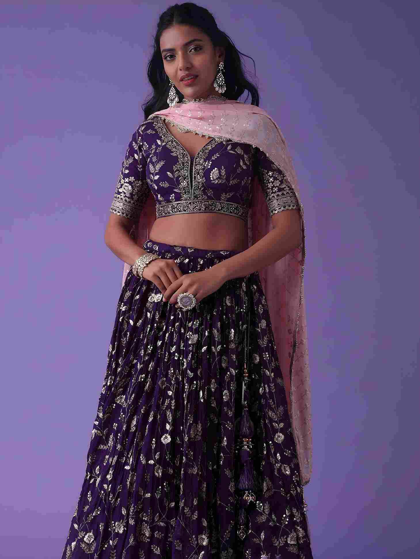 Zc-5099 By Fashid Wholesale Designer Navratri Beautiful Collection Occasional Wear & Party Wear Heavy Georgette Embroidered Lehengas At Wholesale Price