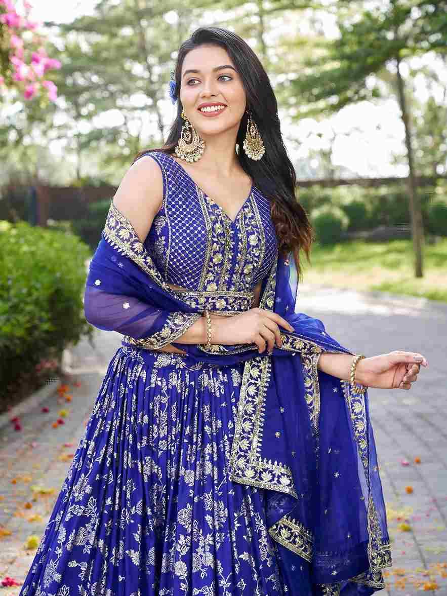 Zc-7100 By Fashid Wholesale 01 To 03 Series Designer Navratri Beautiful Collection Occasional Wear & Party Wear Dola Silk Jacquard Embroidered Lehengas At Wholesale Price