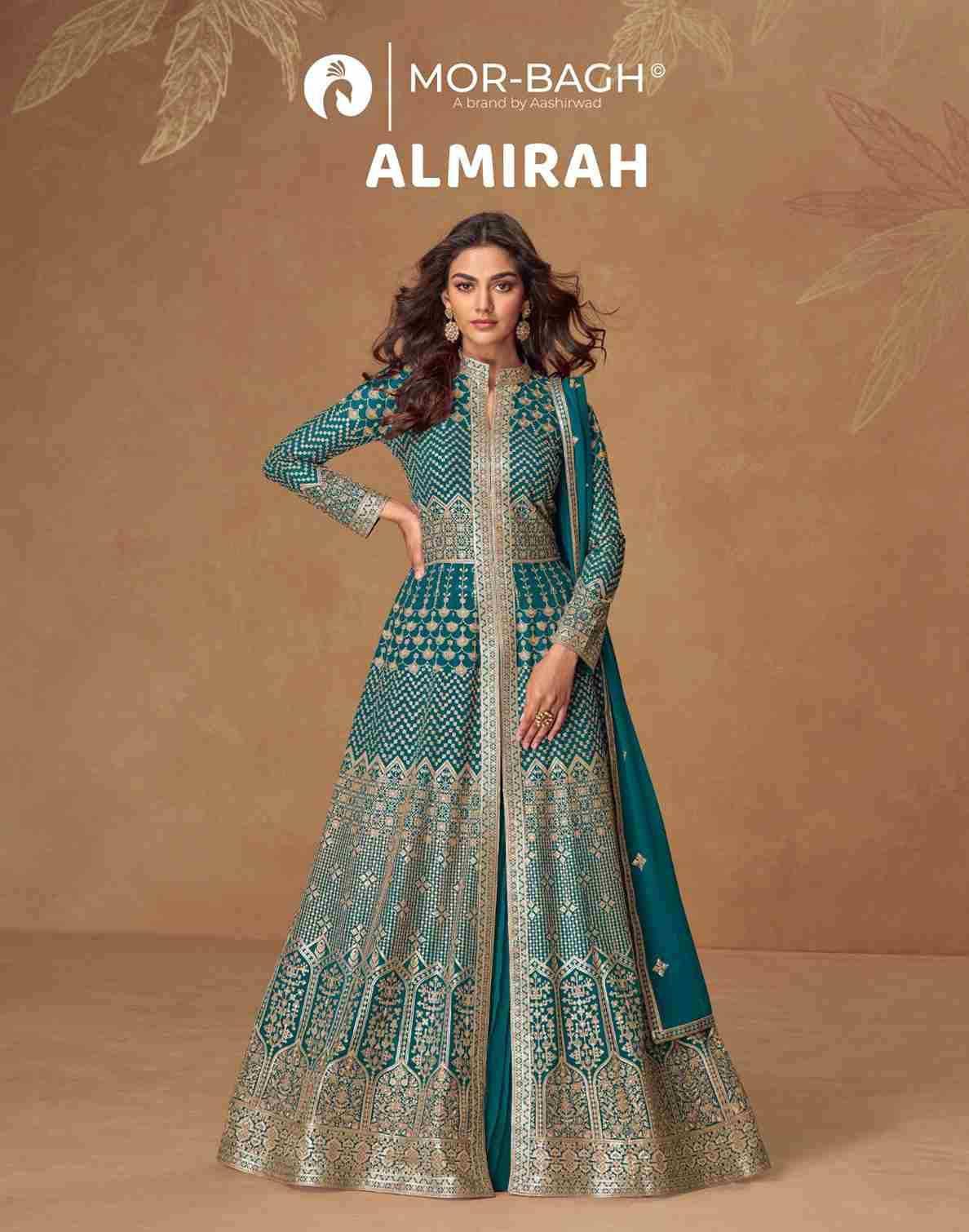 Almirah By Mor-Bagh 10337 To 10341 Series Beautiful Festive Suits Colorful Stylish Fancy Casual Wear & Ethnic Wear Georgette With Work Dresses At Wholesale Price
