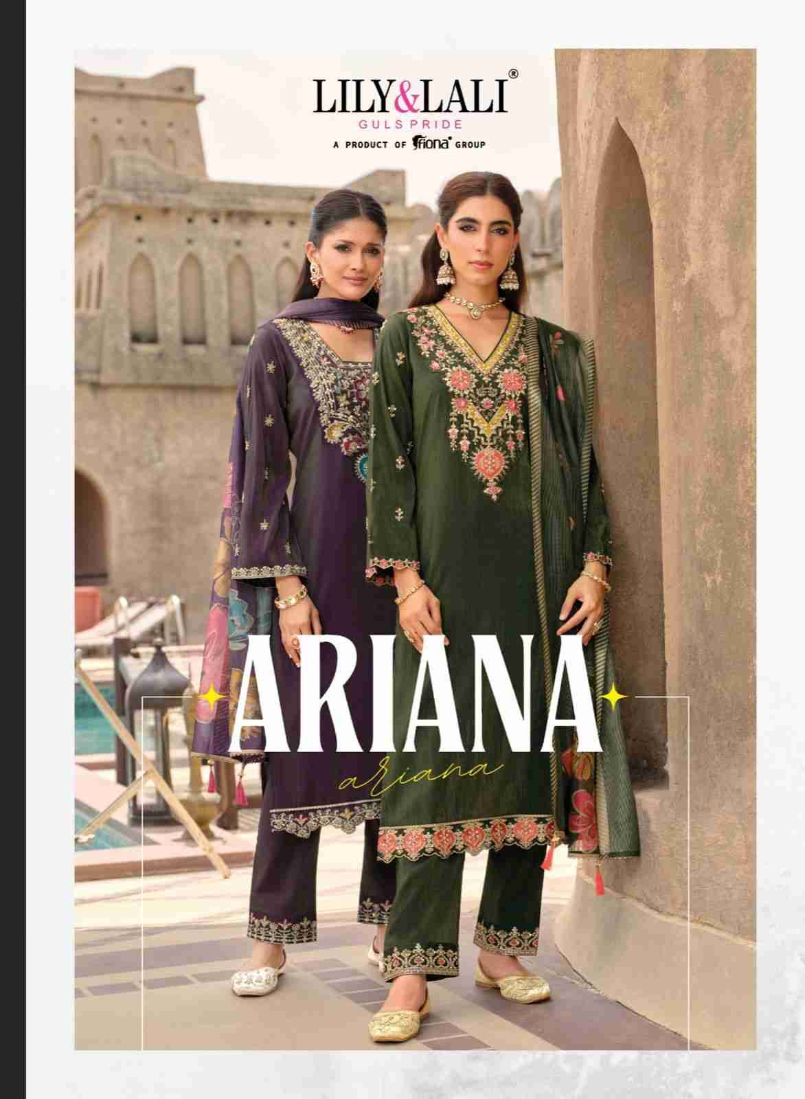 Ariana By Lily And Lali 26811 To 26814 Series Designer Stylish Fancy Colorful Beautiful Party Wear & Ethnic Wear Collection Simmer Silk Co-Ord At Wholesale Price