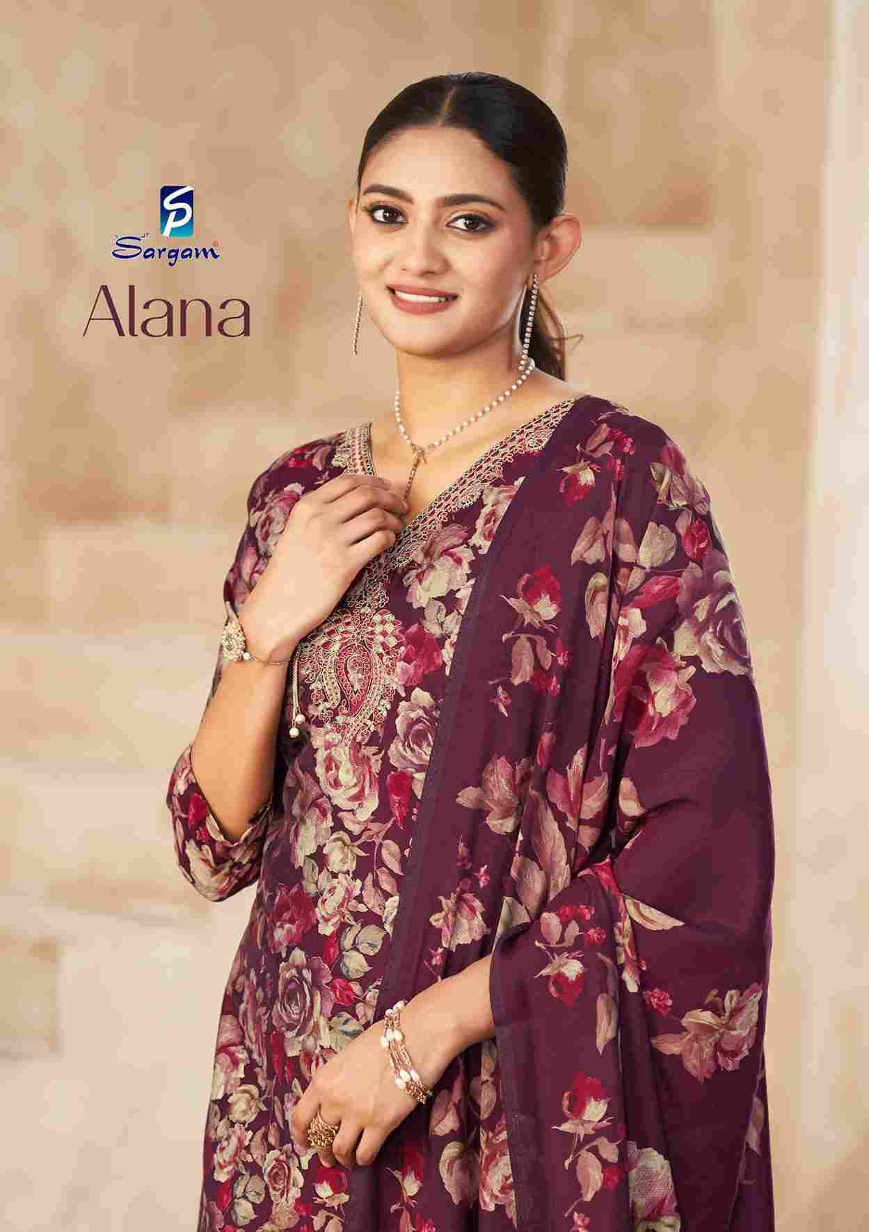 Alana By Sargam Prints 2698-A To 2698-D Series Beautiful Festive Suits Stylish Fancy Colorful Casual Wear & Ethnic Wear Pure Viscose Muslin Print Dresses At Wholesale Price