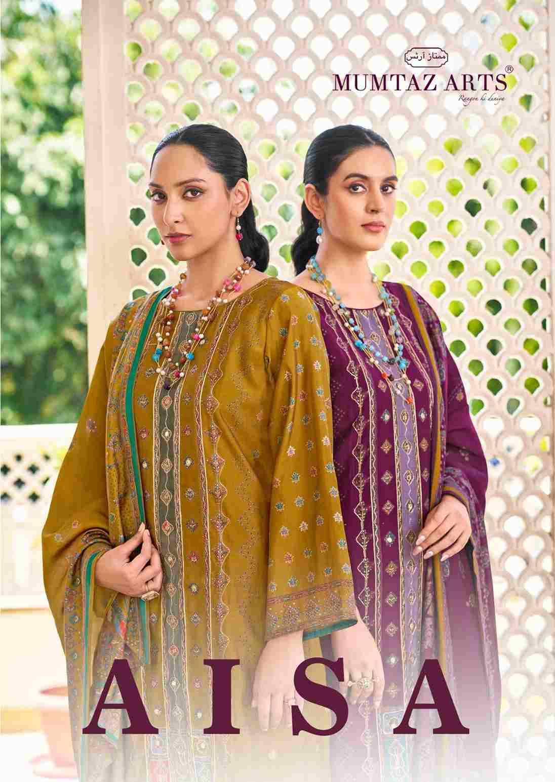 Aisa By Mumtaz Arts 101 To 104 Series Beautiful Festive Suits Colorful Stylish Fancy Casual Wear & Ethnic Wear Pure Viscose Muslin Print Dresses At Wholesale Price