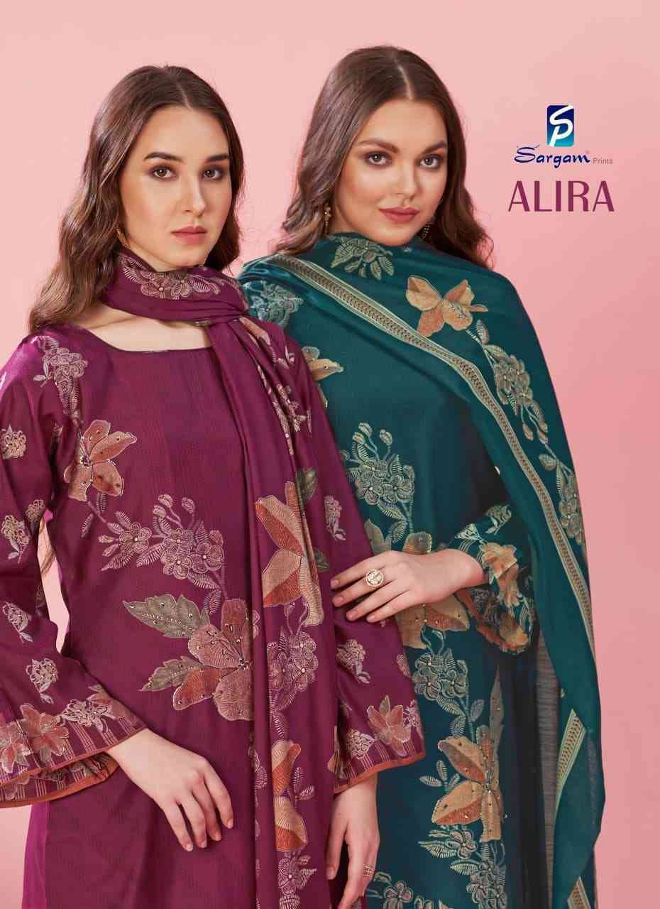Alira By Sargam Prints 2620-A To 2620-D Series Beautiful Festive Suits Stylish Fancy Colorful Casual Wear & Ethnic Wear Pure Modal Muslin Print Dresses At Wholesale Price