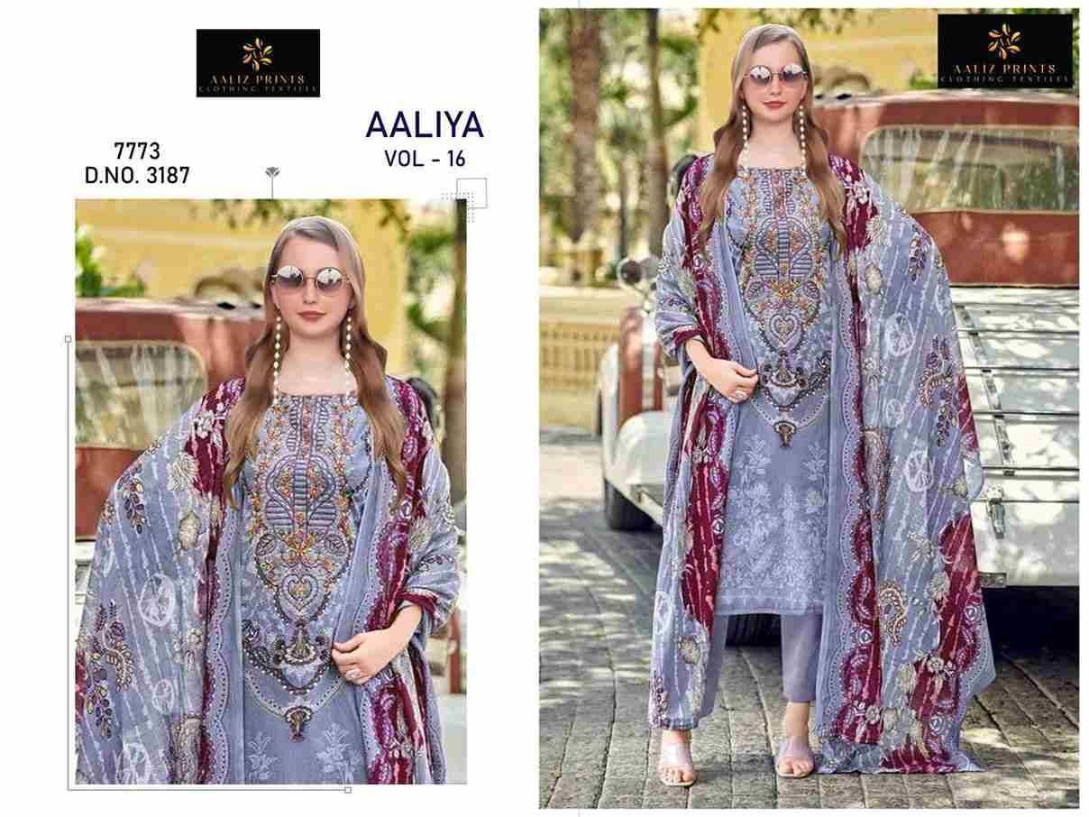 Aaliya Vol-16 By Aaliz Prints 3186 To 3189 Series Beautiful Festive Suits Stylish Fancy Colorful Casual Wear & Ethnic Wear Cotton Digital Print Dresses At Wholesale Price