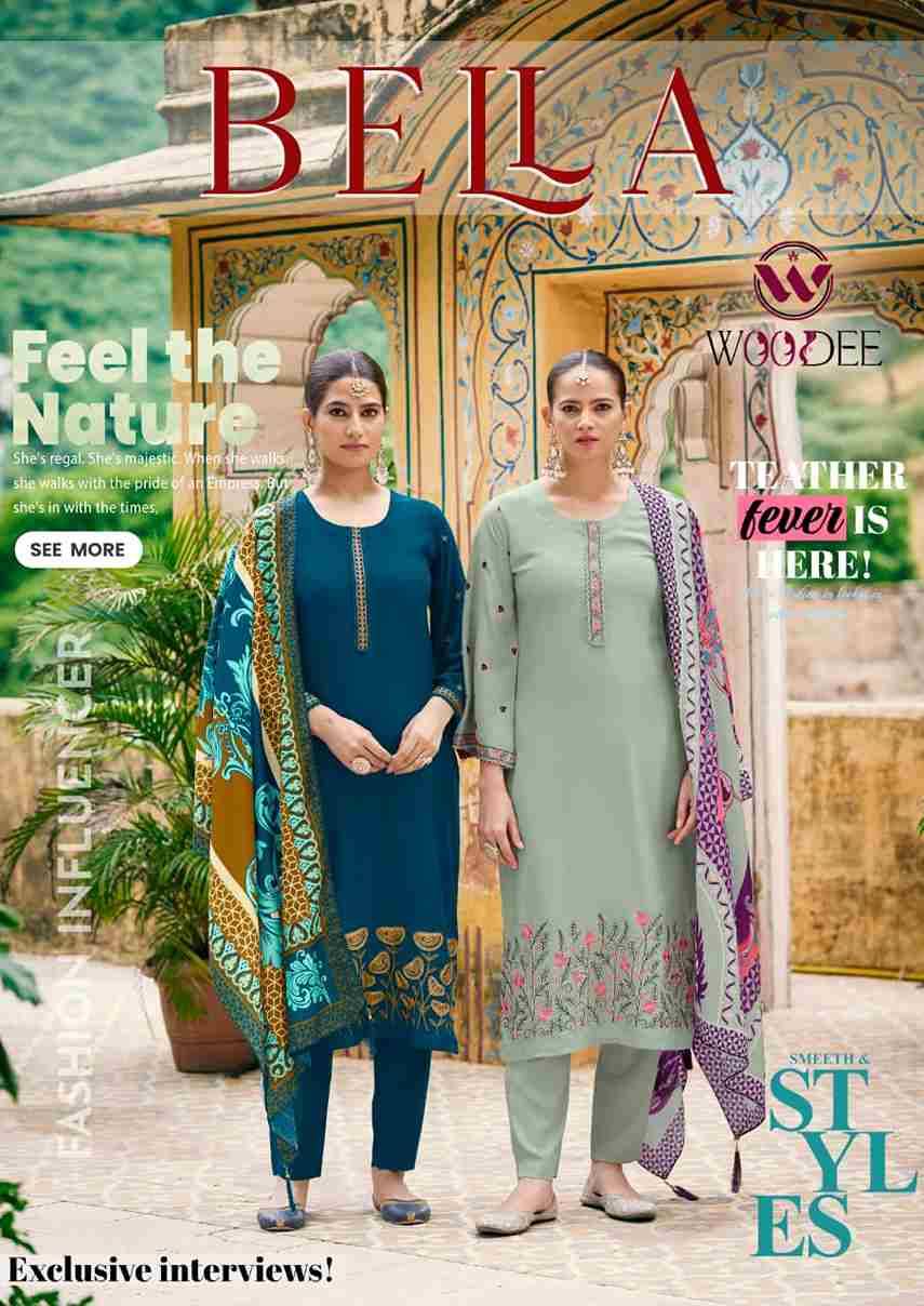 Bella By Woodee 1001 To 1006 Series Designer Stylish Fancy Colorful Beautiful Party Wear & Ethnic Wear Collection Premium Rayon Dresses At Wholesale Price